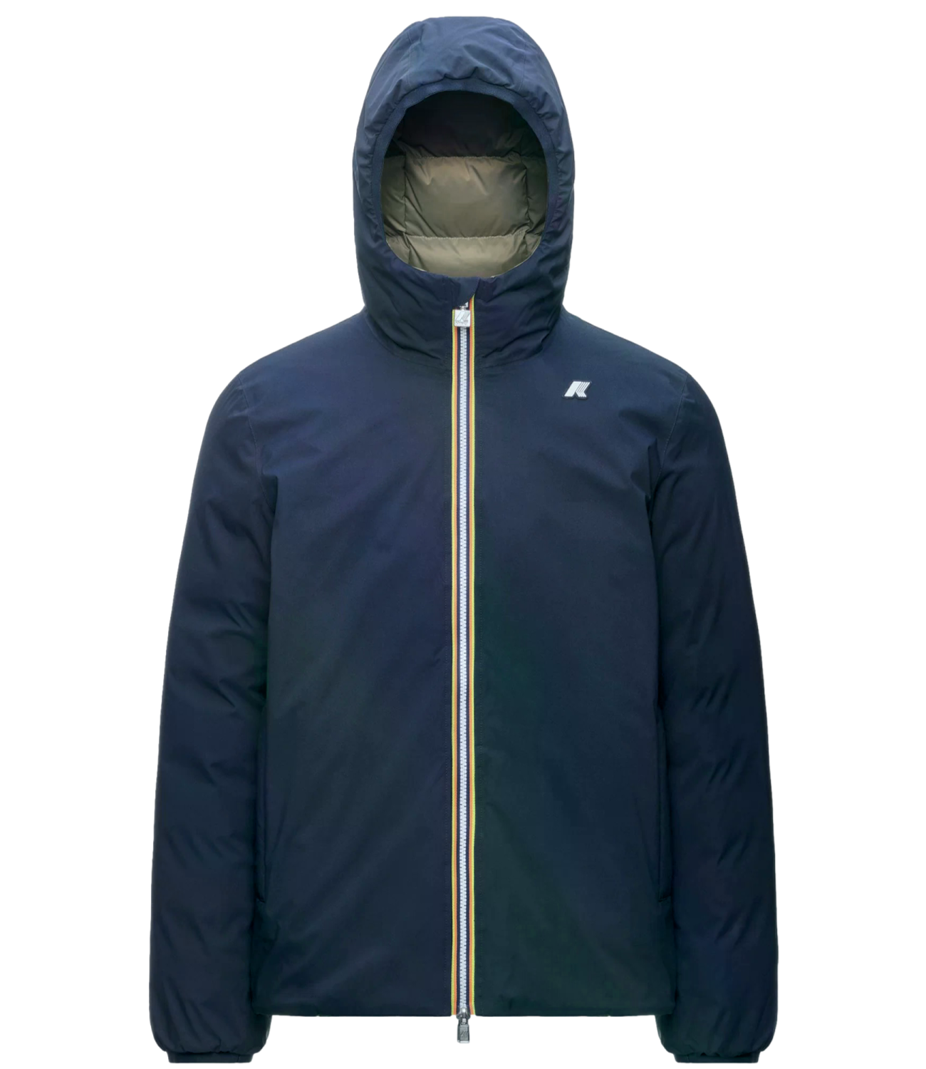 Giacca K-Way K8127WW Uomo - Blue Depth - Green Army
