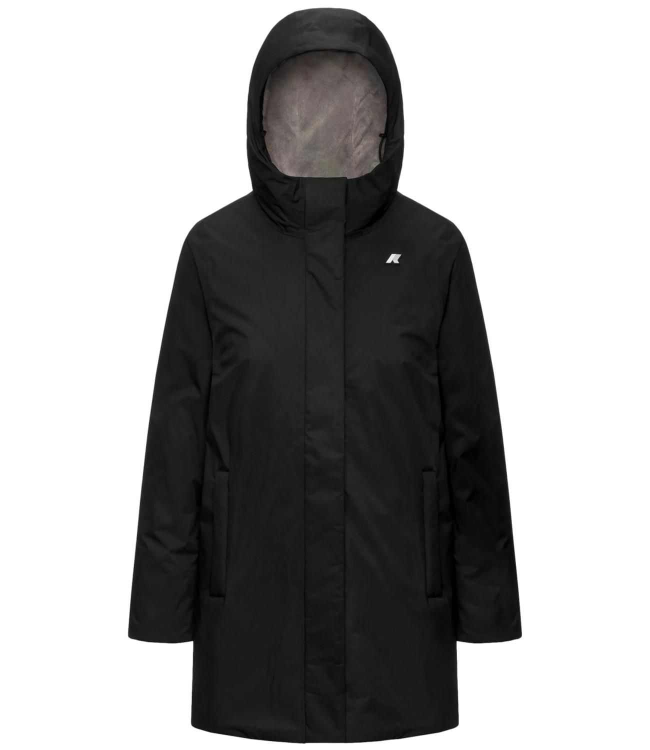 Giacca K-Way K8144CW Donna - Black Pure - Grey Warm