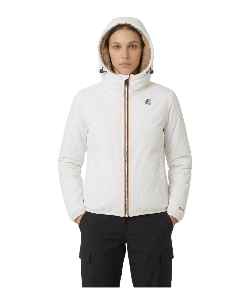 Giacca K-Way K81537W Donna - White Natural