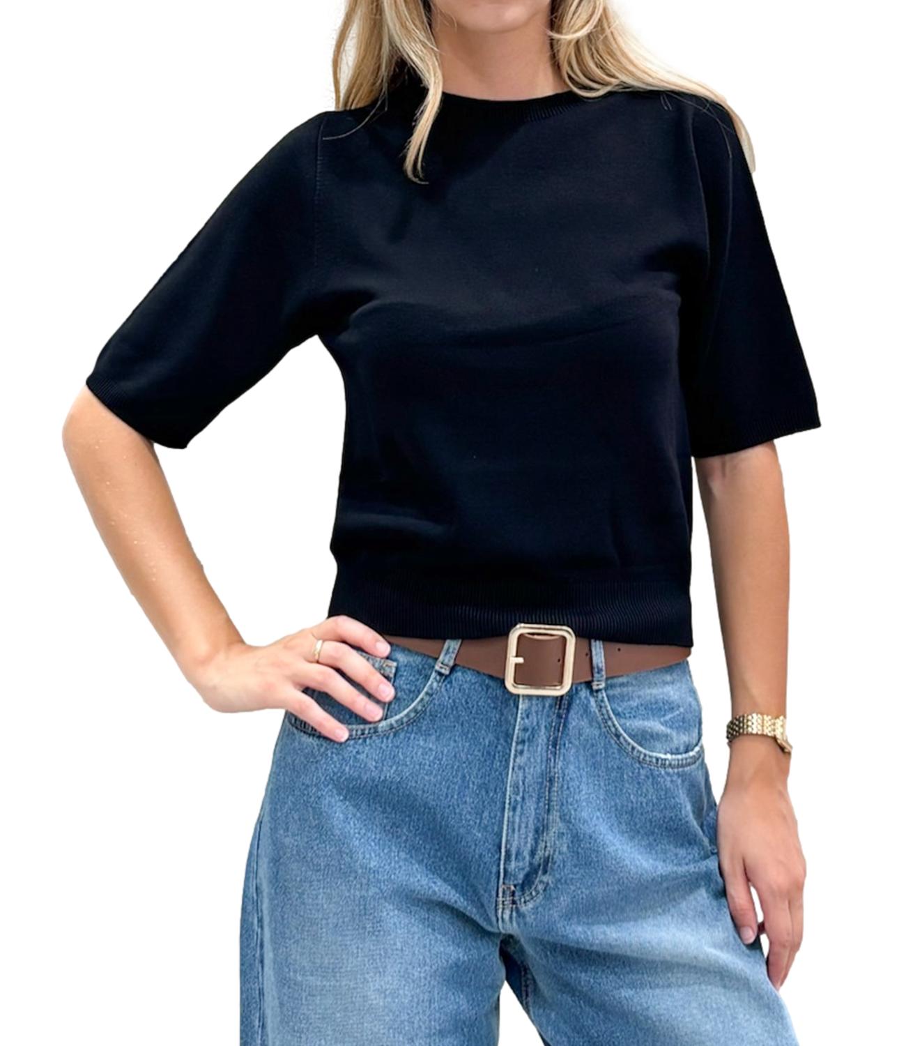 Maglia Kontatto 3M1704C Donna - NerO-Black
