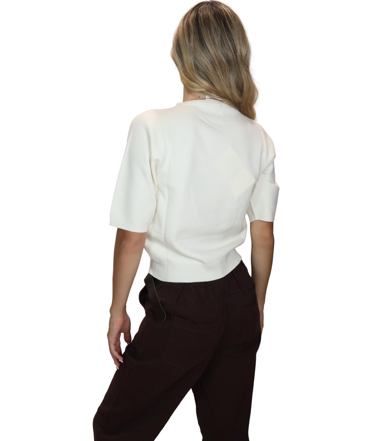 Maglia Kontatto 3M1704C Donna - Panna/offwhite
