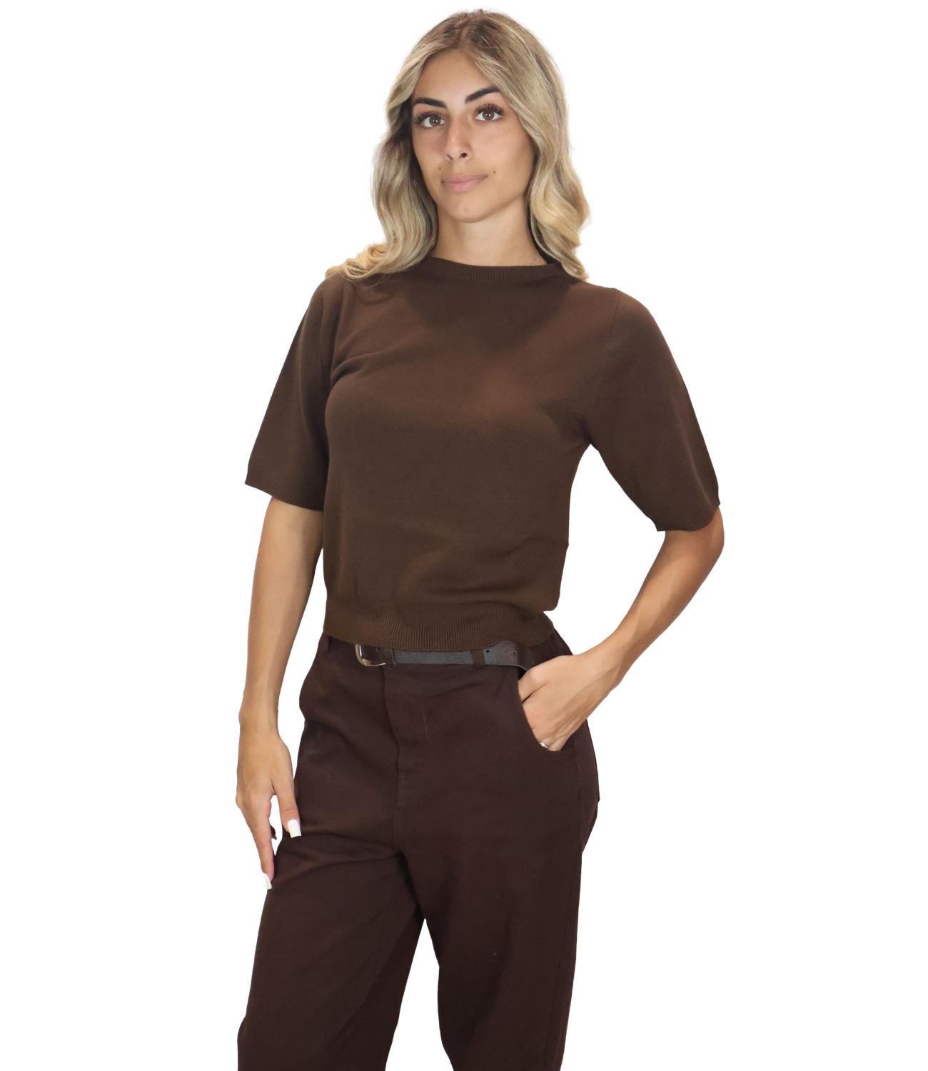 Maglia Kontatto 3M1704C Donna - Moka