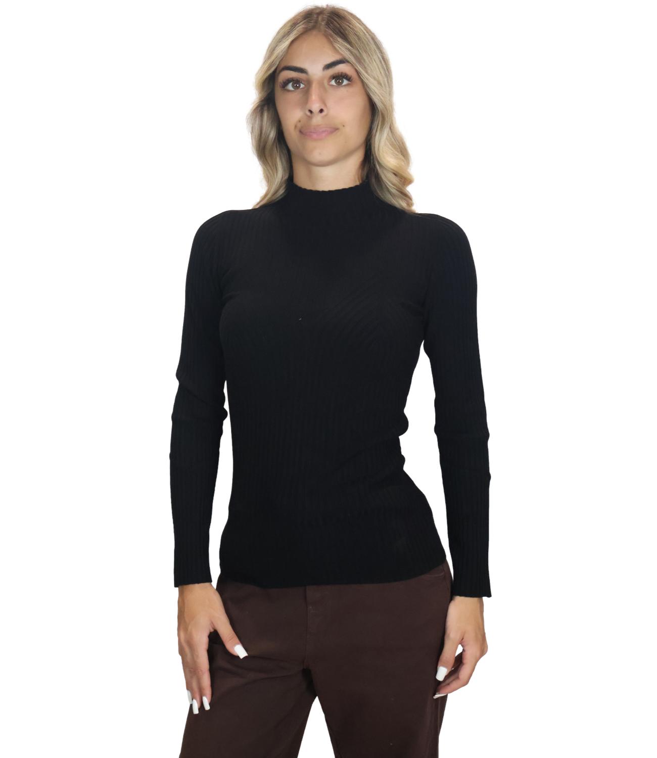 Maglia Kontatto 3M1714C Donna - NerO-Black