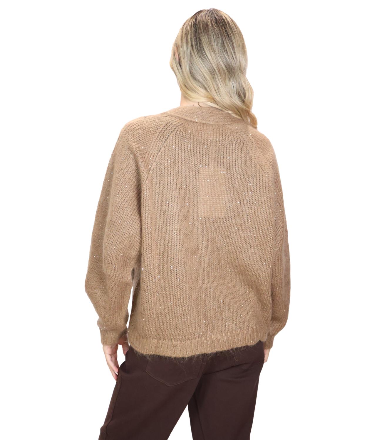 Cardigan Kontatto 3M1831C Donna - Mastice