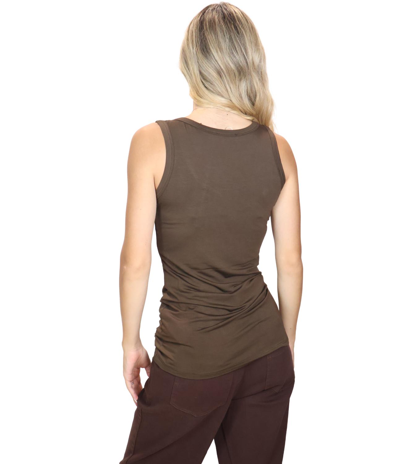 Canotta Kontatto MR7002C Donna - Moka