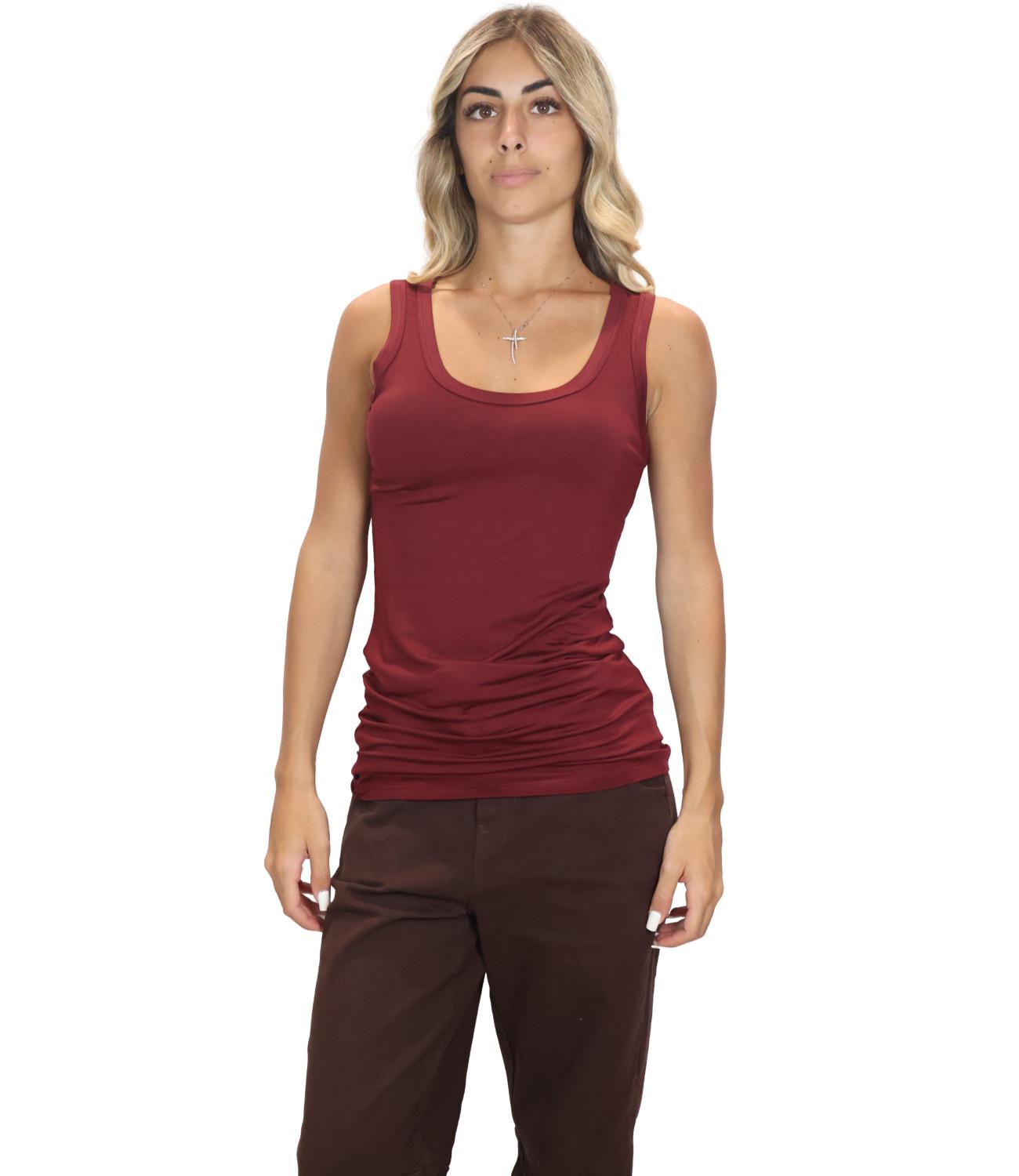 Canotta Kontatto MR7002C Donna - Marsala