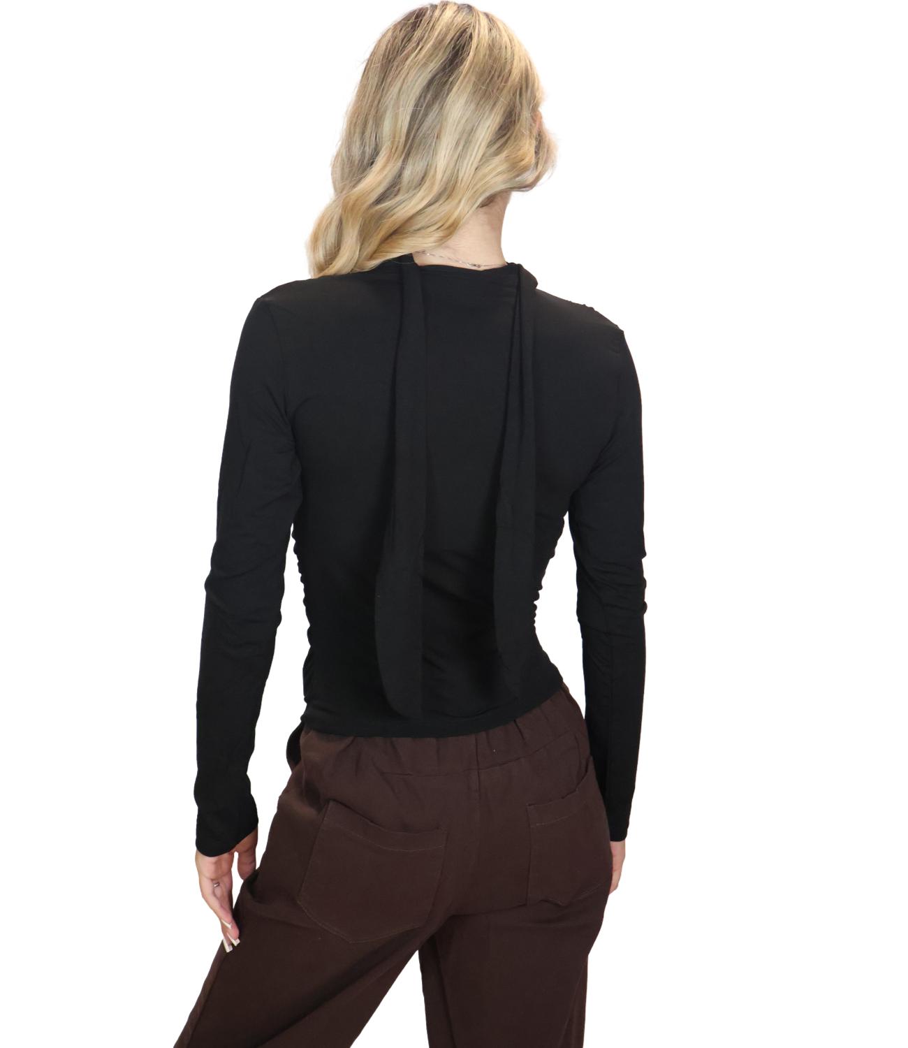 Blusa Kontatto MR7005C Donna - NerO-Black
