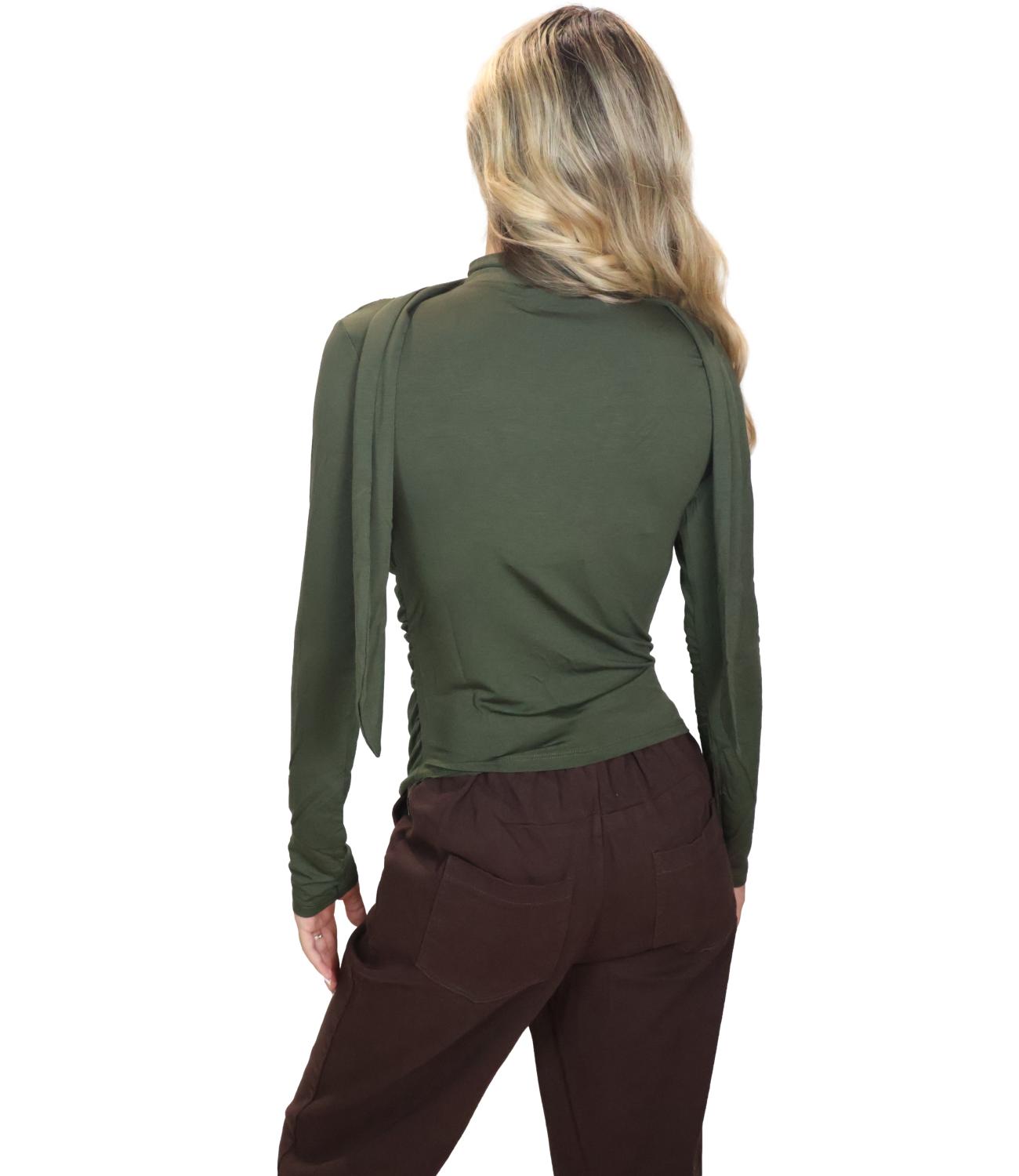 Blusa Kontatto MR7005C Donna - Khaki