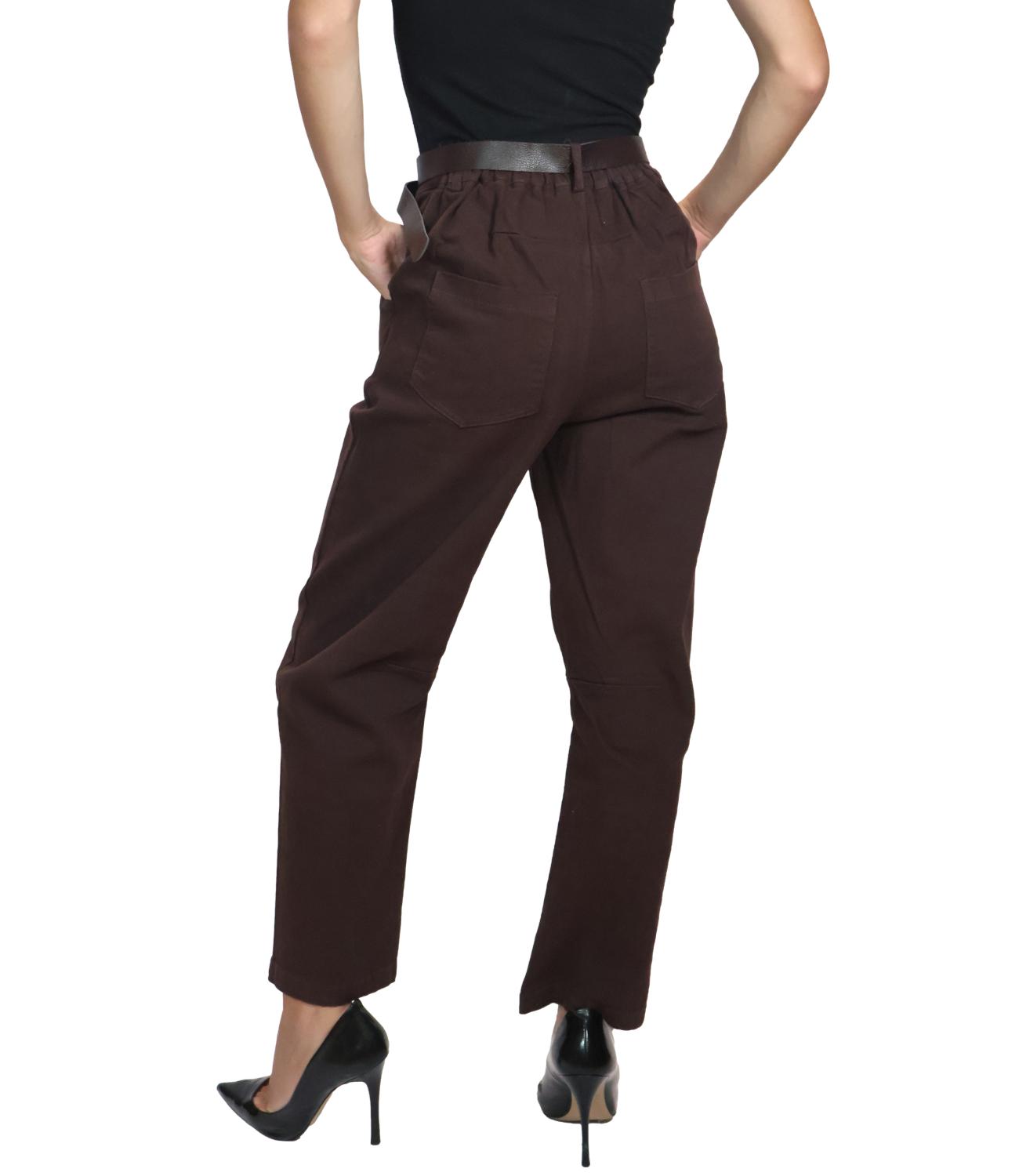 Pantalone Kontatto VL304C Donna - Moka