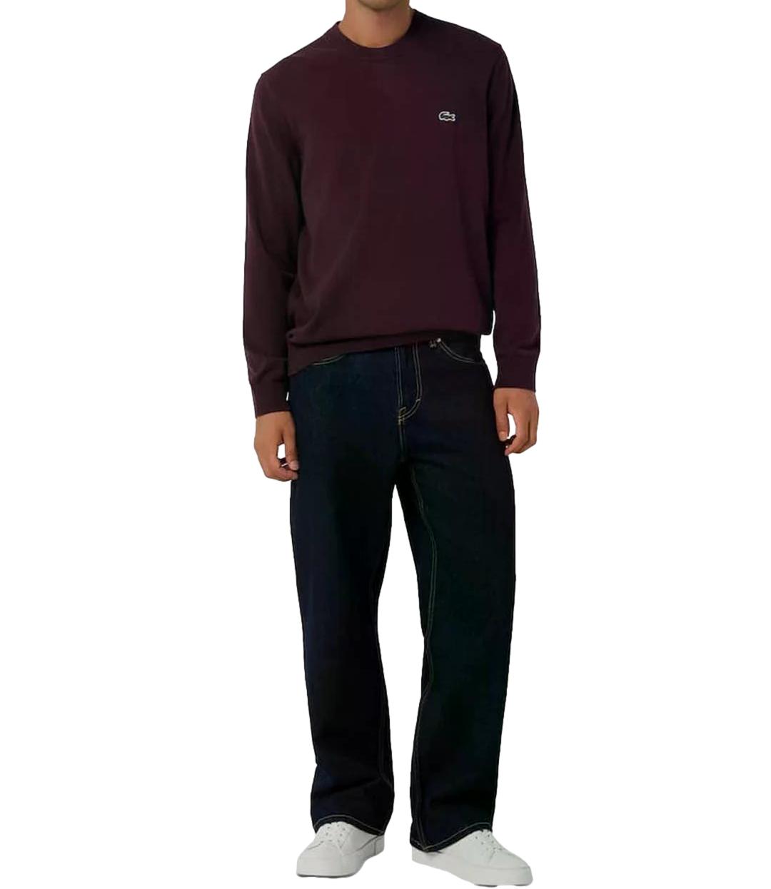 Pullover Lacoste AH0128 Uomo - Burgundy