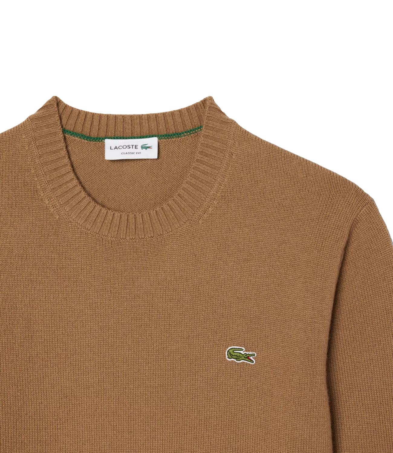 Pullover Lacoste AH2916 Uomo - Biscotto