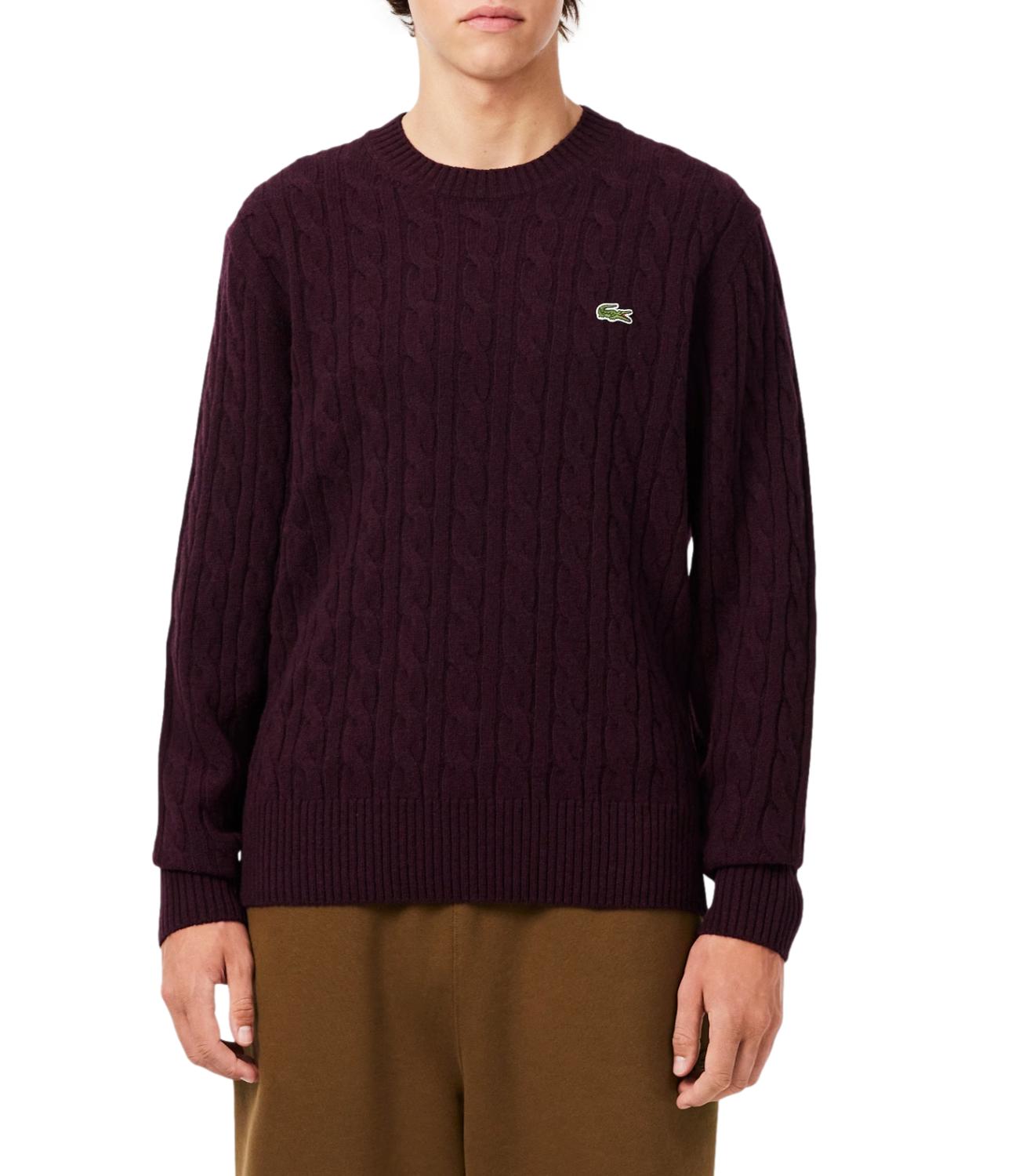 Pullover Lacoste AH2924 Uomo - Burgundy