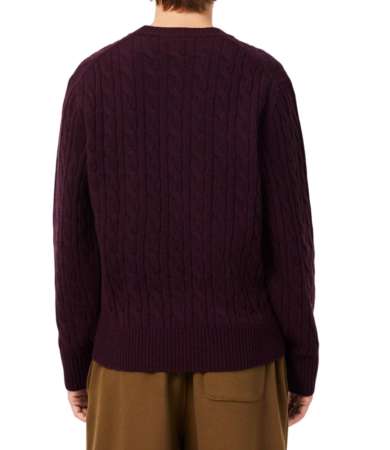 Pullover Lacoste AH2924 Uomo - Burgundy