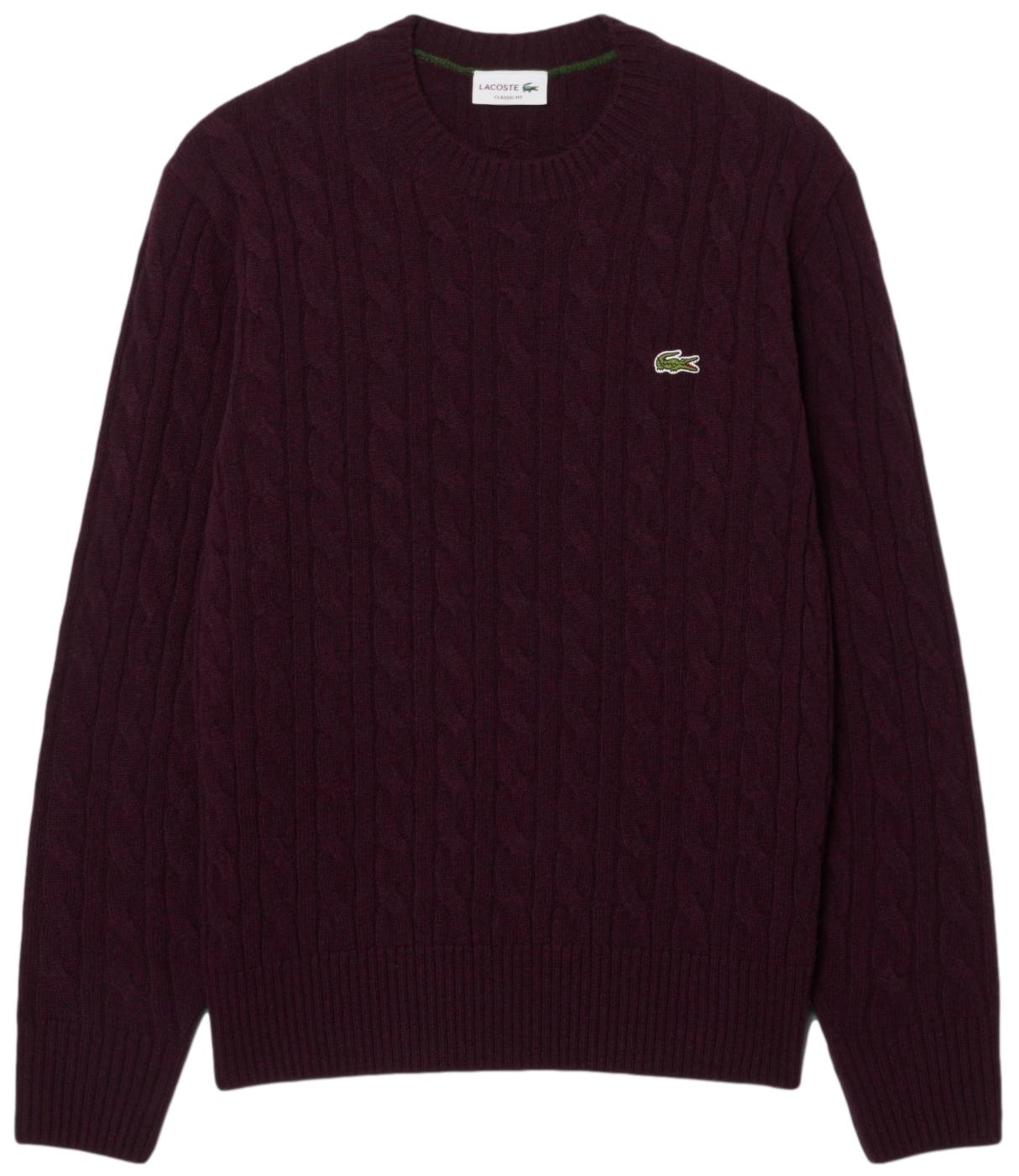 Pullover Lacoste AH2924 Uomo - Burgundy