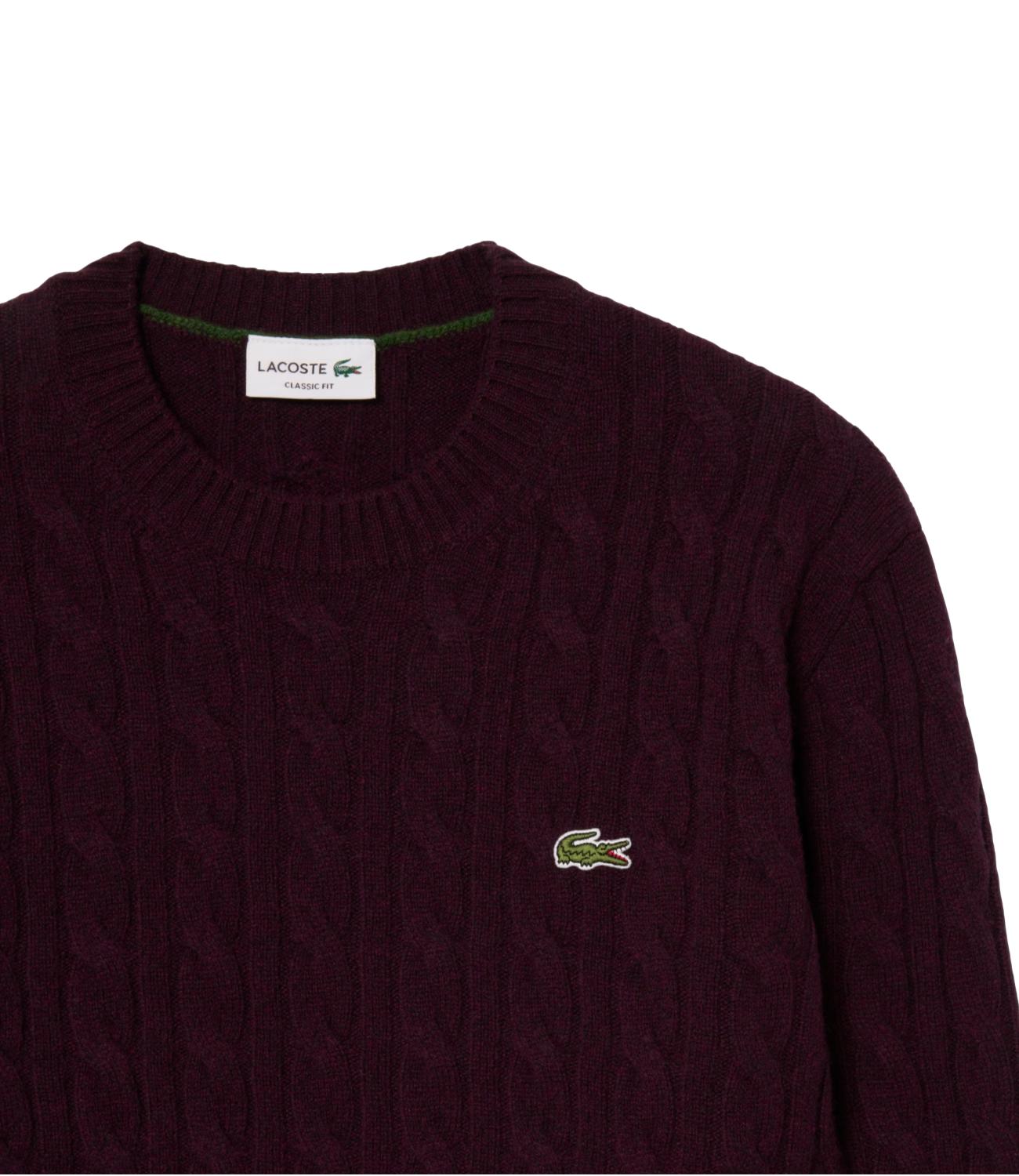 Pullover Lacoste AH2924 Uomo - Burgundy