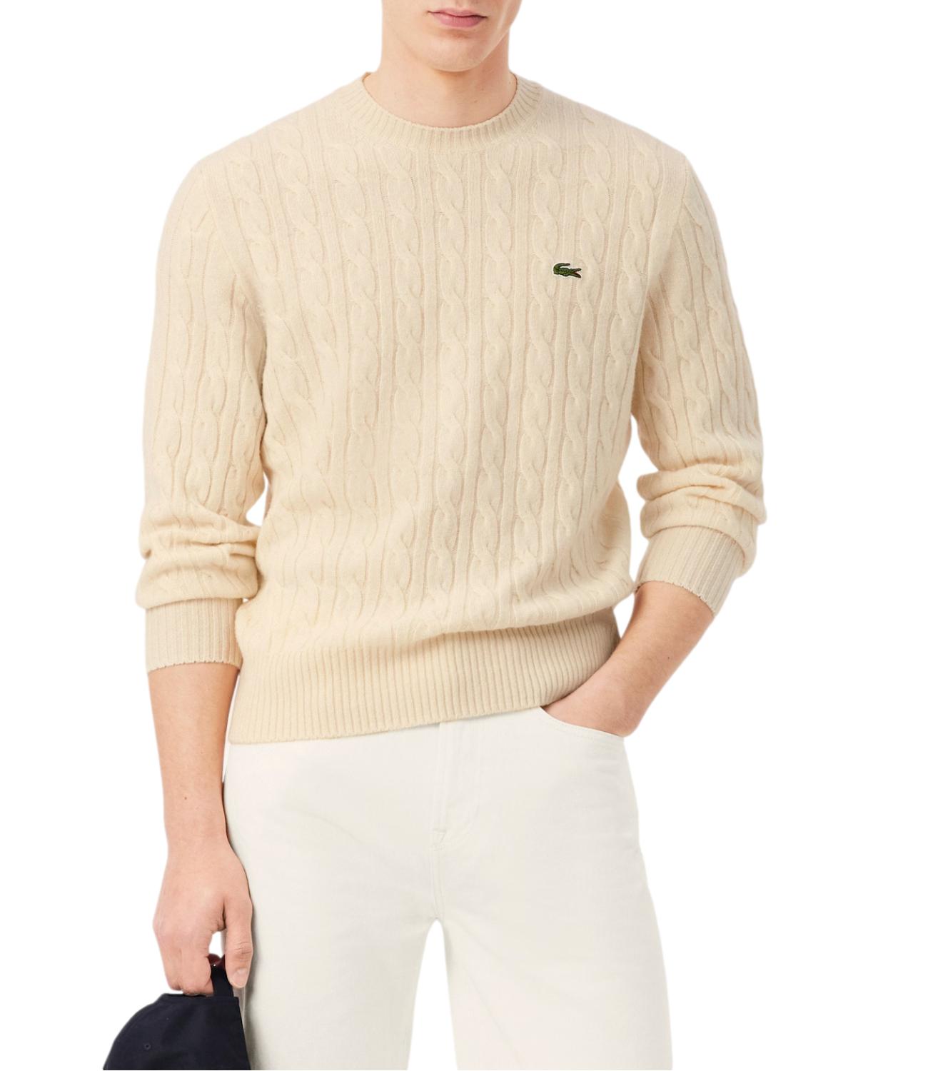 Pullover Lacoste AH2924 Uomo - Panna
