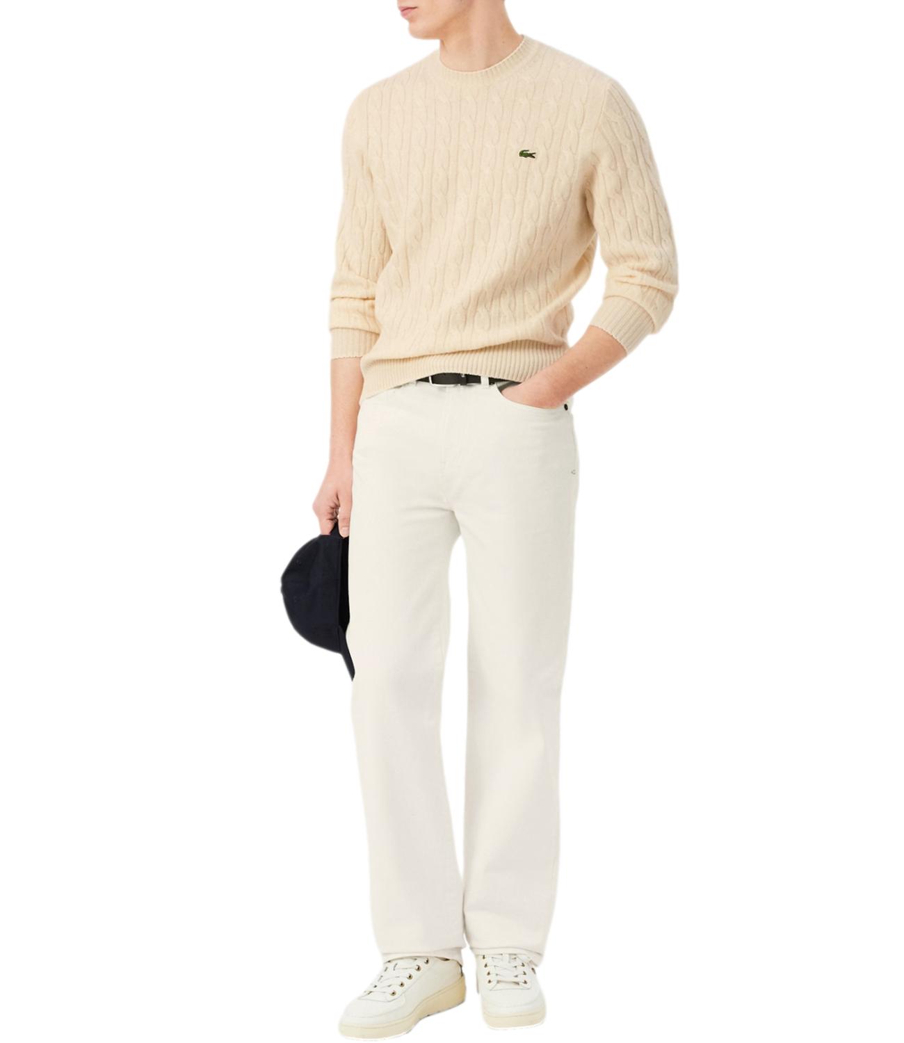 Pullover Lacoste AH2924 Uomo - Panna