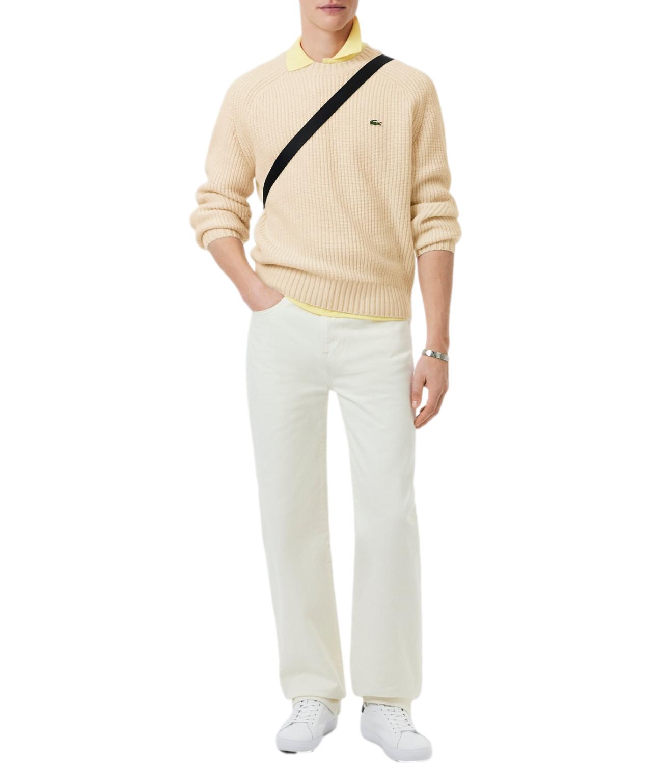 Pullover Lacoste AH3142 Uomo - Panna