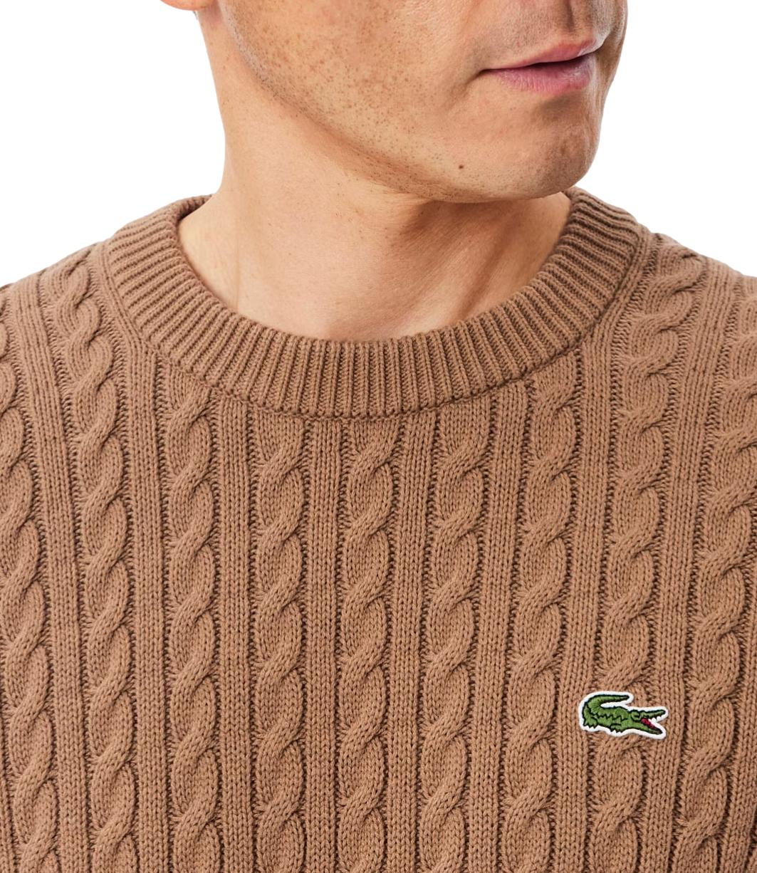 Pullover Lacoste AH7627 Uomo - Biscotto