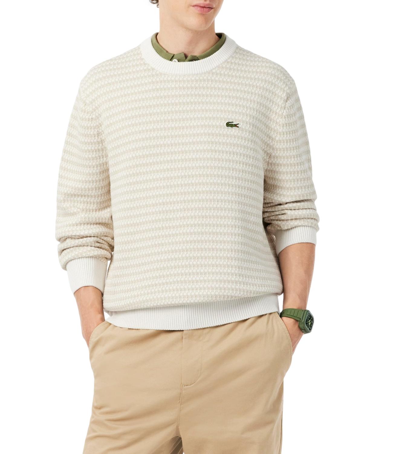 Pullover Lacoste AH8569 Uomo - Beige