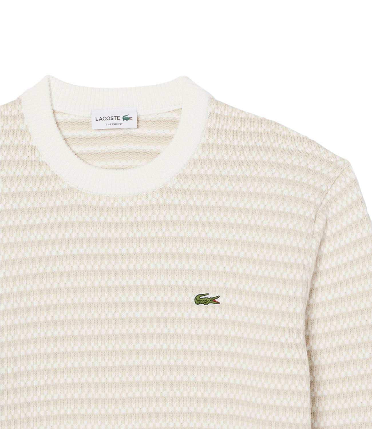 Pullover Lacoste AH8569 Uomo - Beige