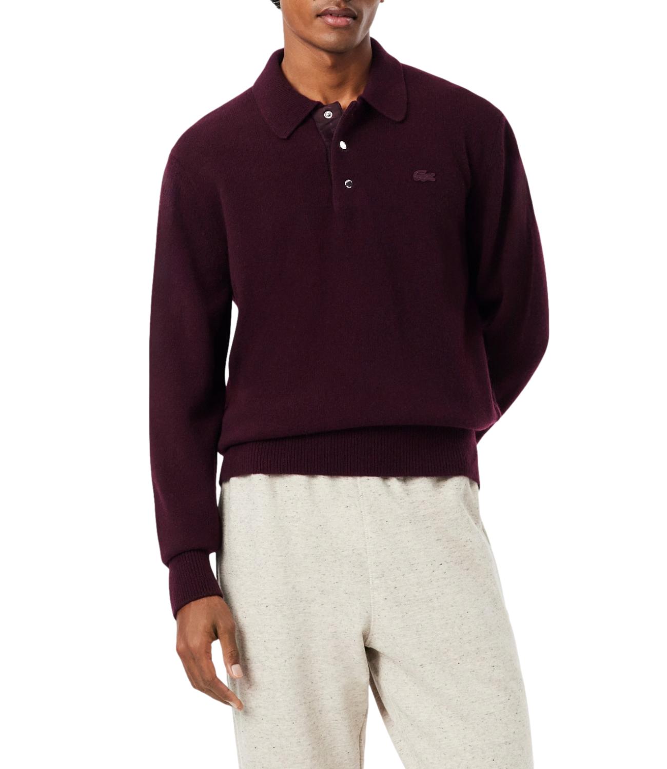 Pullover Lacoste AH8593 Uomo - Burgundy
