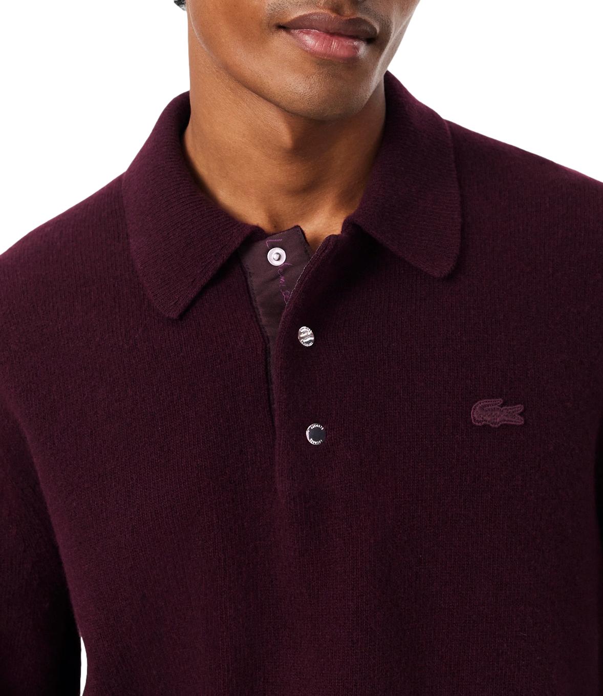 Pullover Lacoste AH8593 Uomo - Burgundy