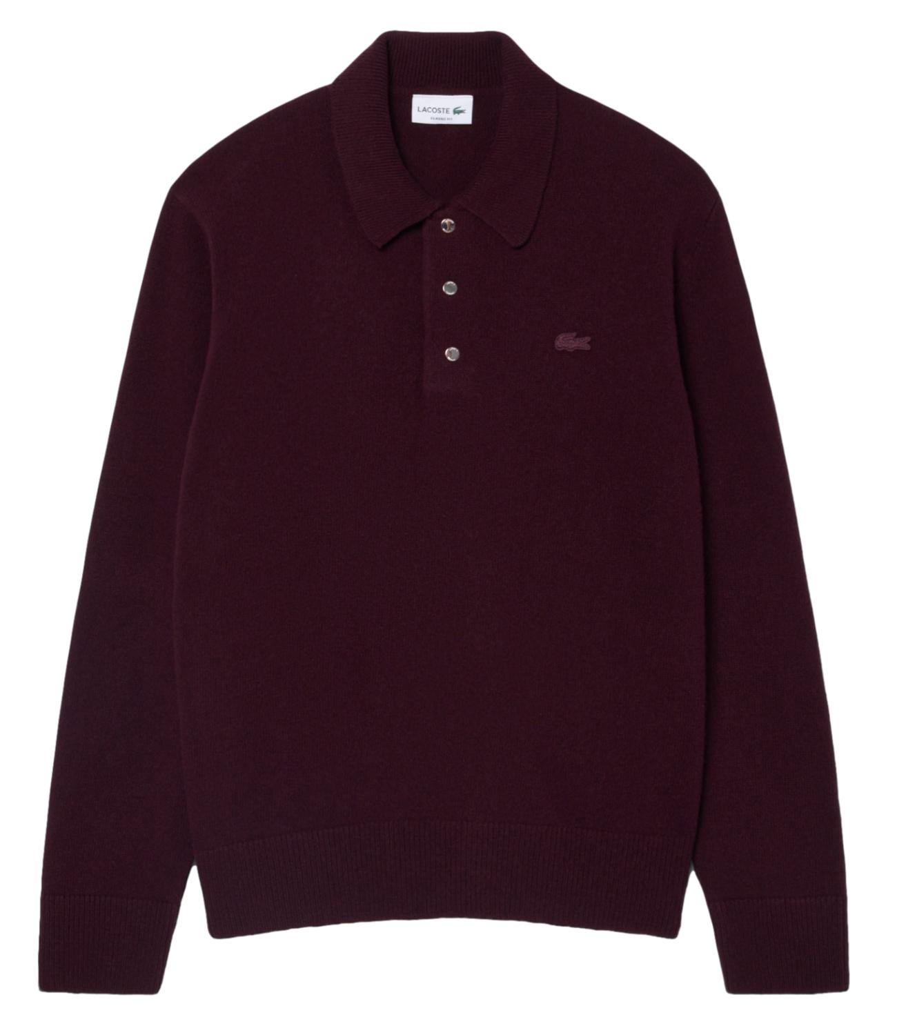 Pullover Lacoste AH8593 Uomo - Burgundy