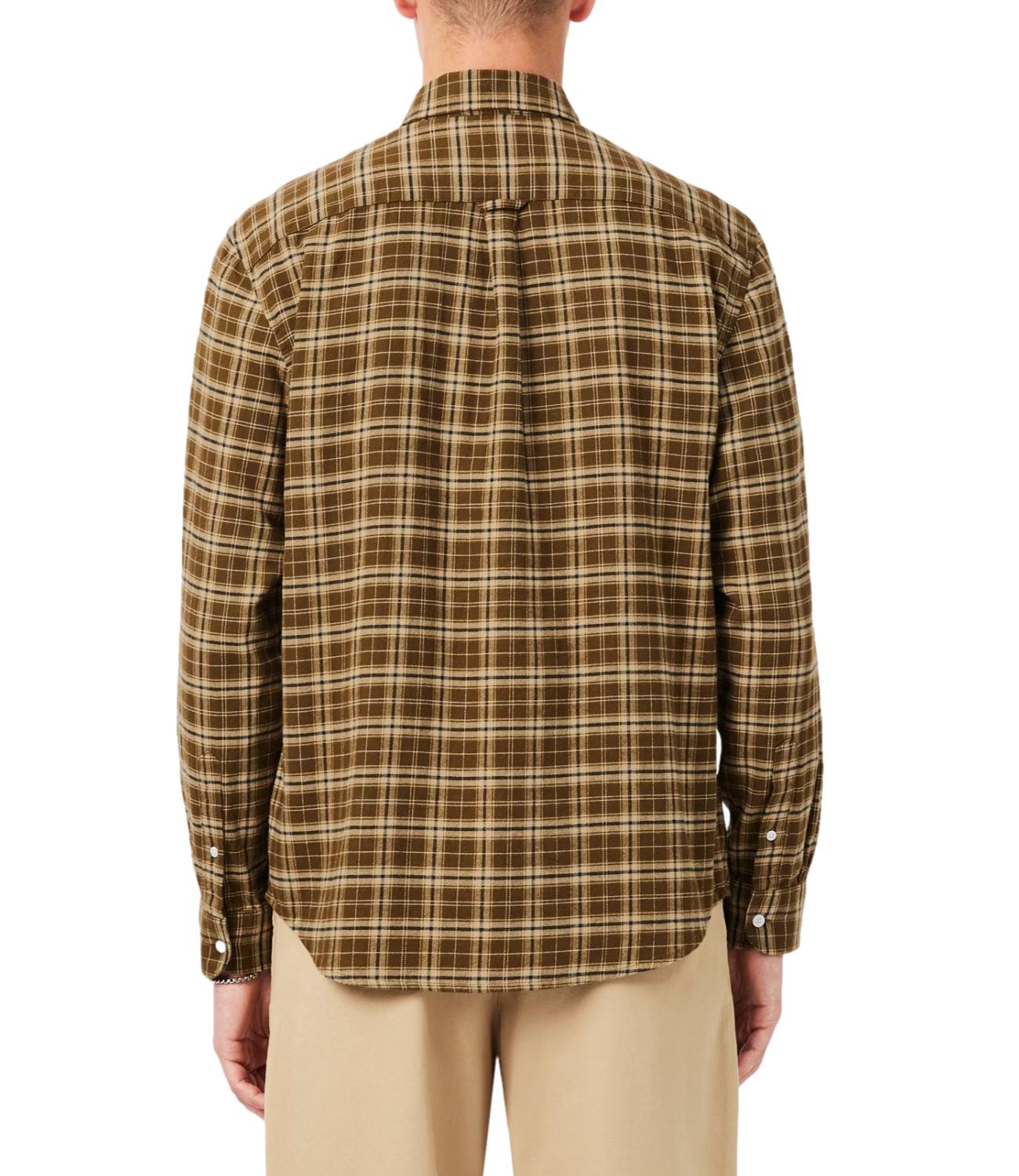Camicia Lacoste CH8825 Uomo - Marrone/beige