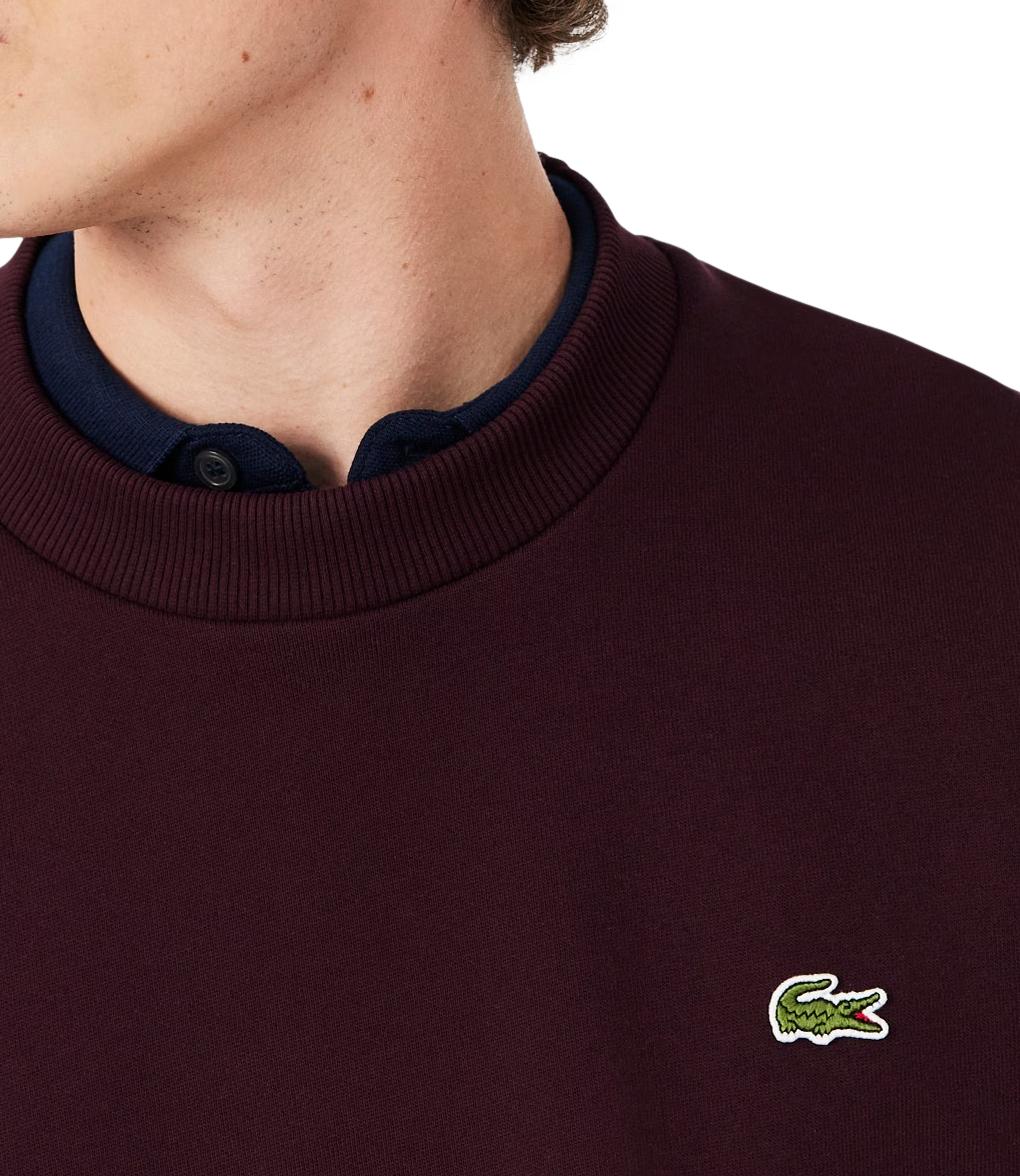 Felpa Lacoste SH8868 Uomo - Burgundy