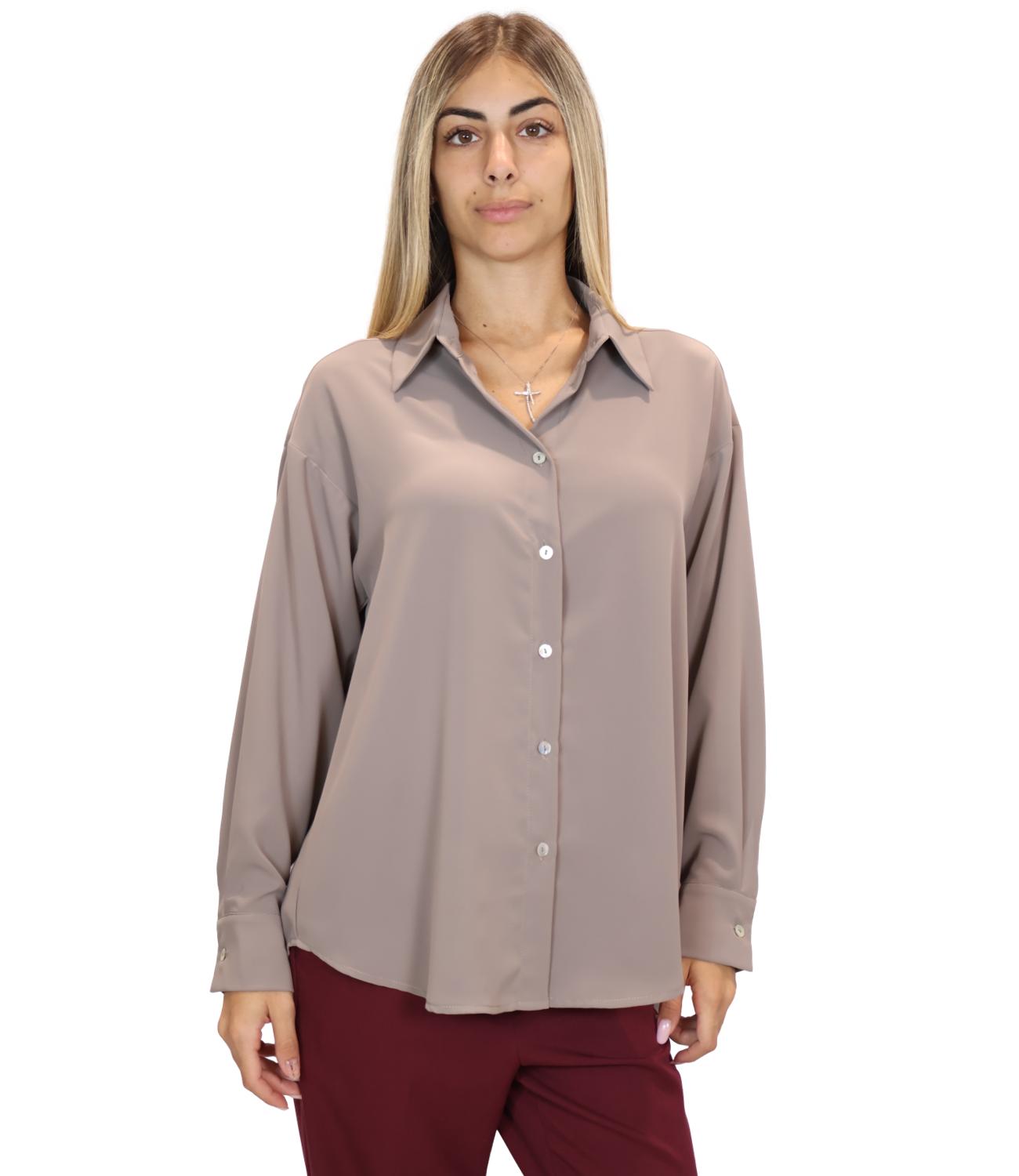 Camicia Le Streghe A26AD118 Donna - Antracite