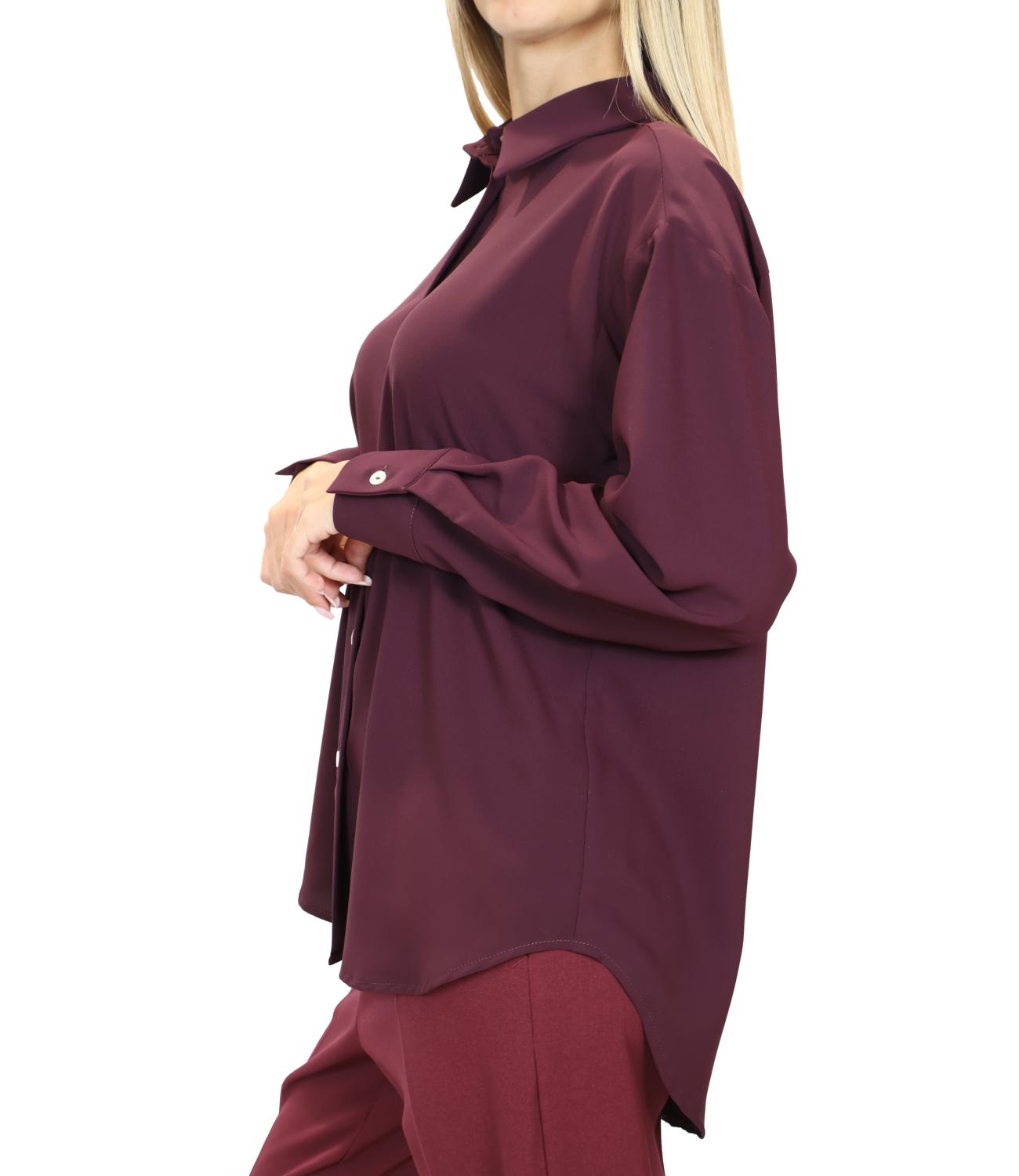 Camicia Le Streghe A26AD118 Donna - Melanzana