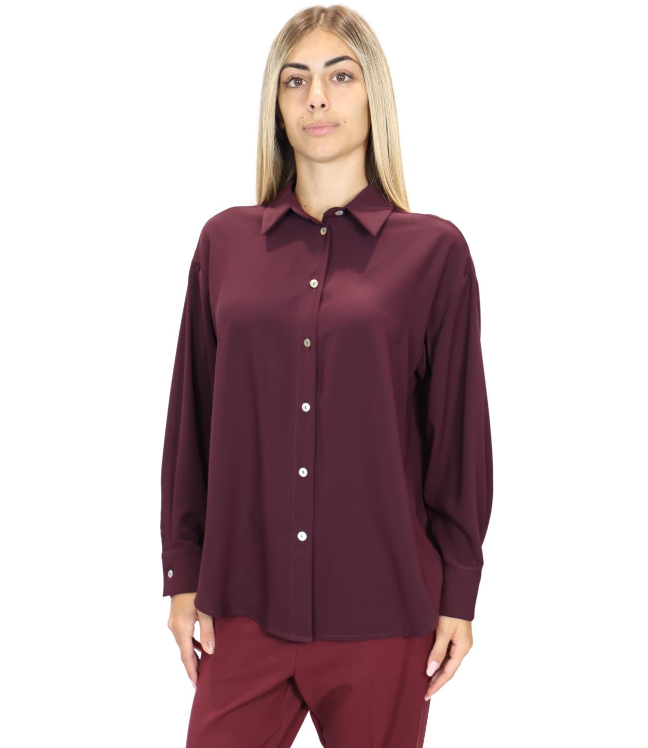 Camicia Le Streghe A26AD118 Donna - Melanzana