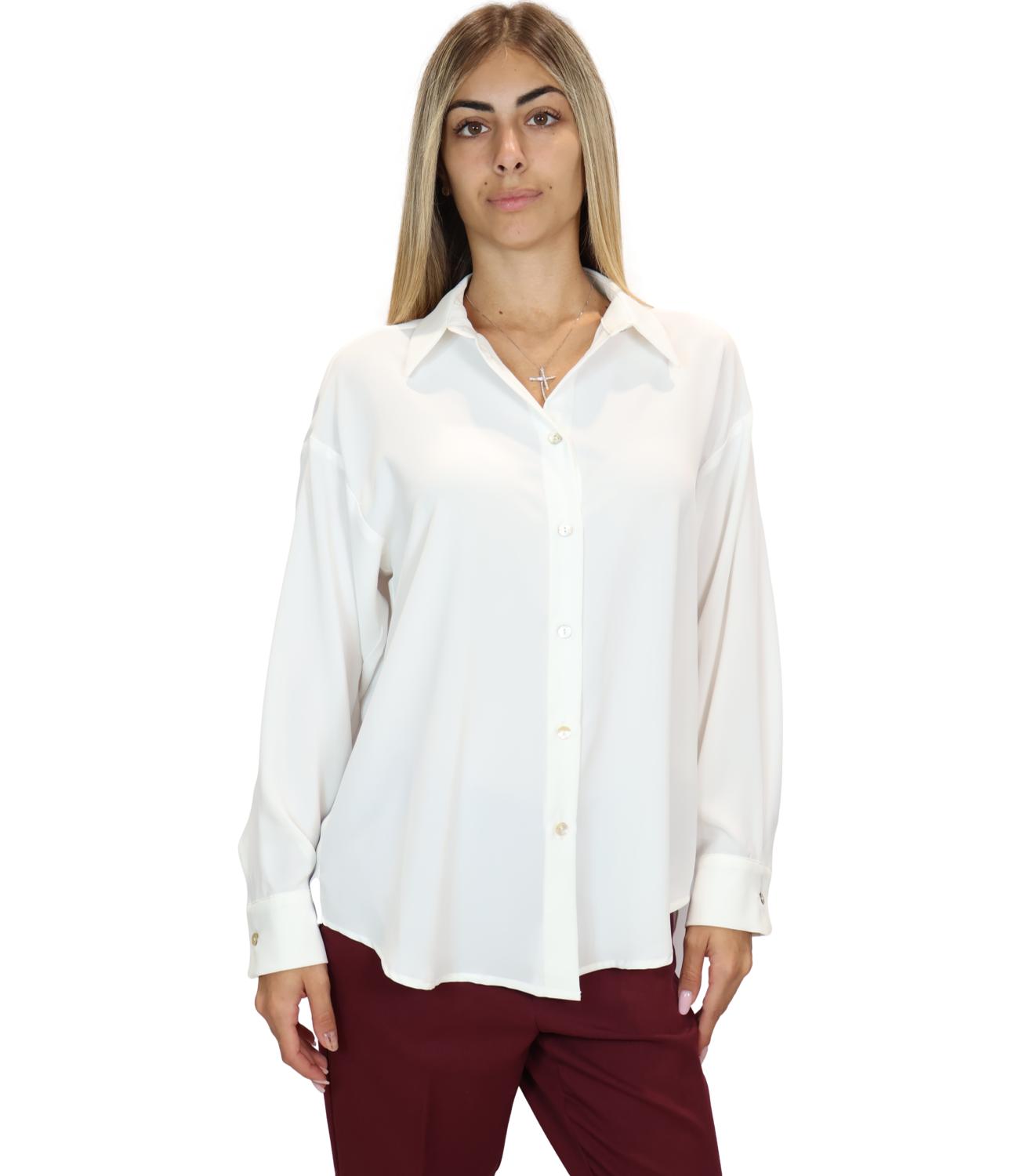 Camicia Le Streghe A26AD118 Donna - Panna