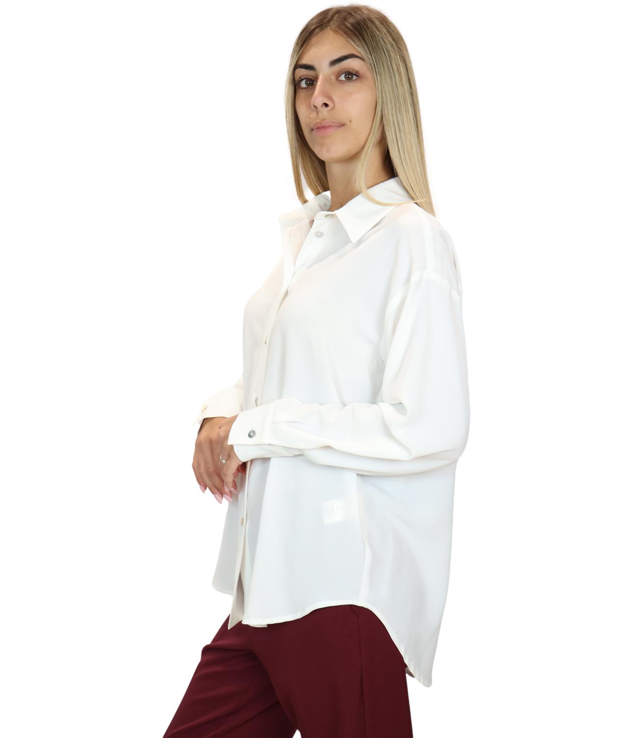 Camicia Le Streghe A26AD118 Donna - Panna
