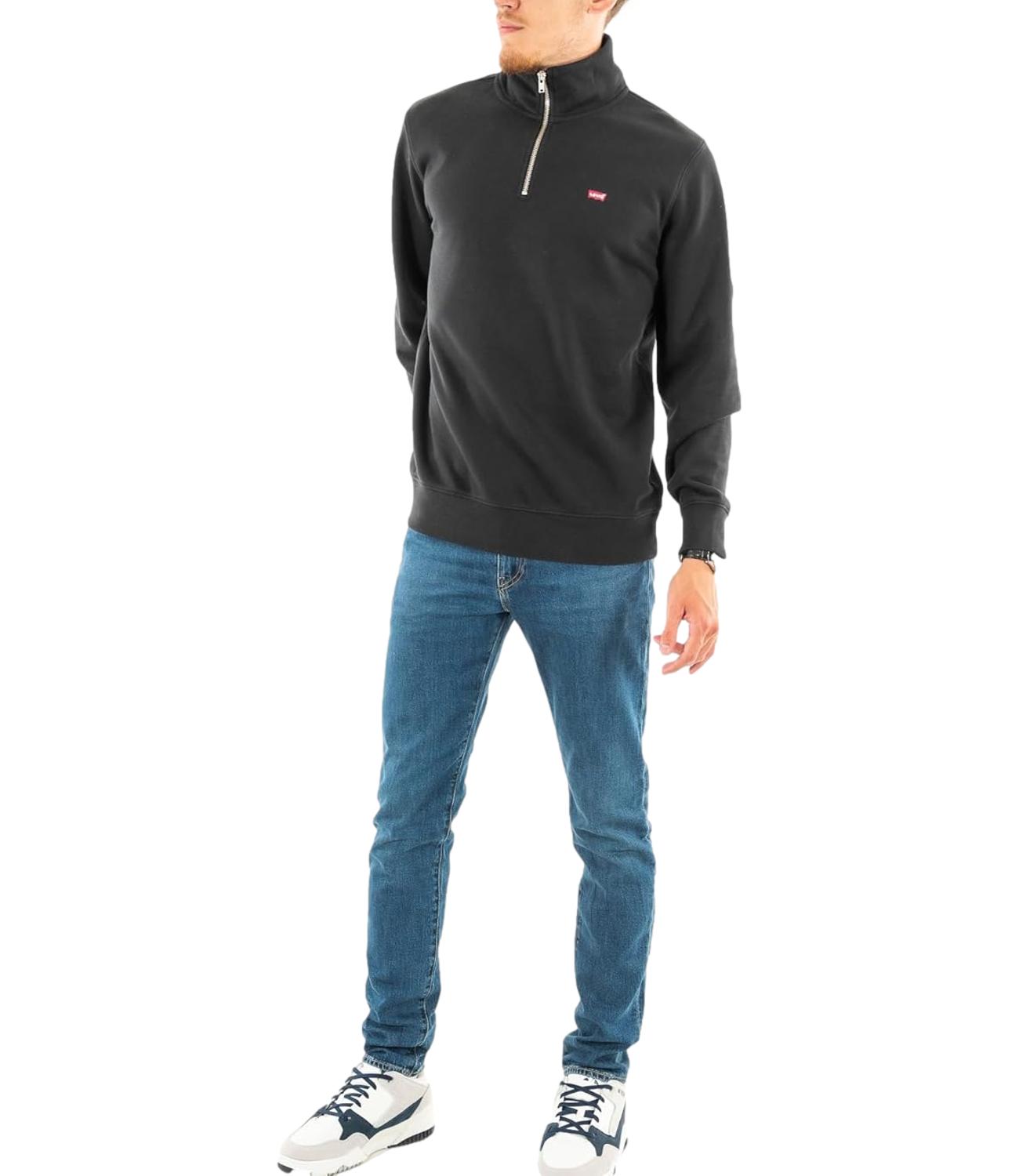 Felpa zip Levi's A8606 Uomo - Nero