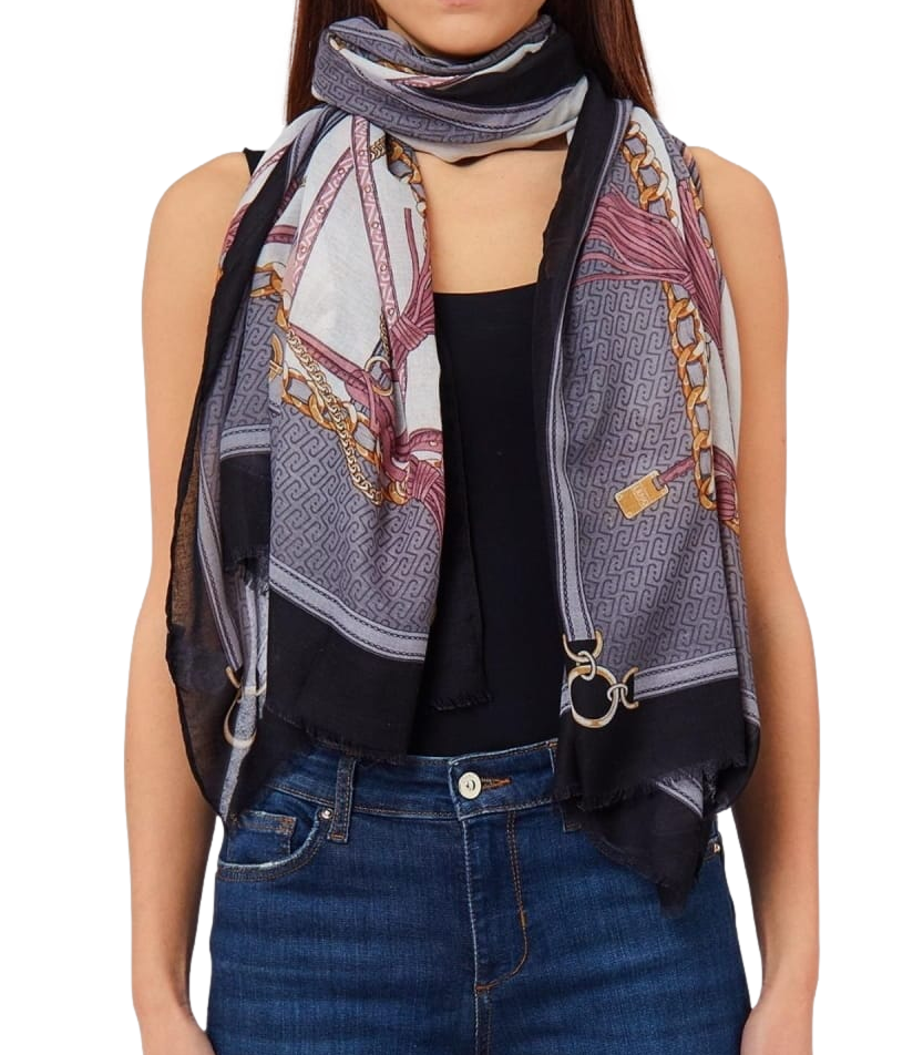 Sciarpa/Foulard Liu jo 2F6072T2745 Donna - Nero