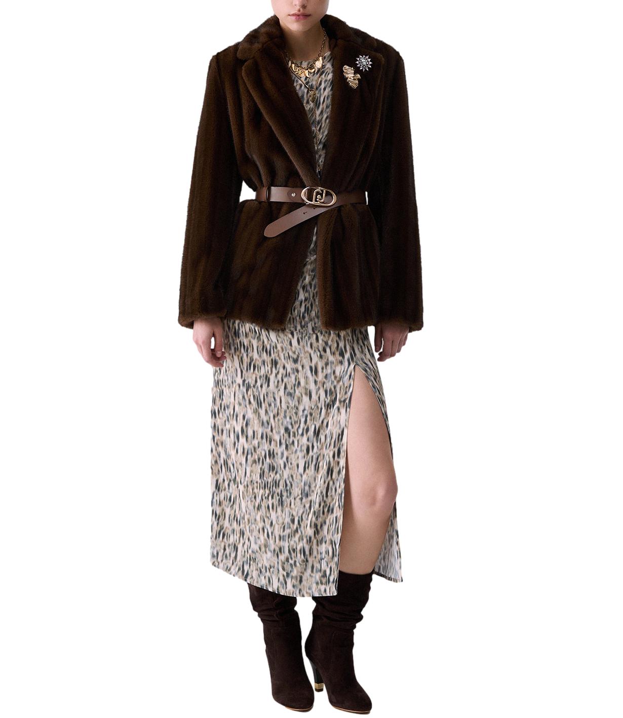 Giubbotto Liu jo CF6018ES046 Donna - Marrone Visone