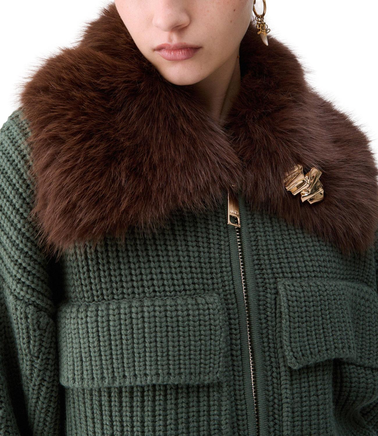 Cappotto Liu jo CF6038MA22S Donna - Dark Green