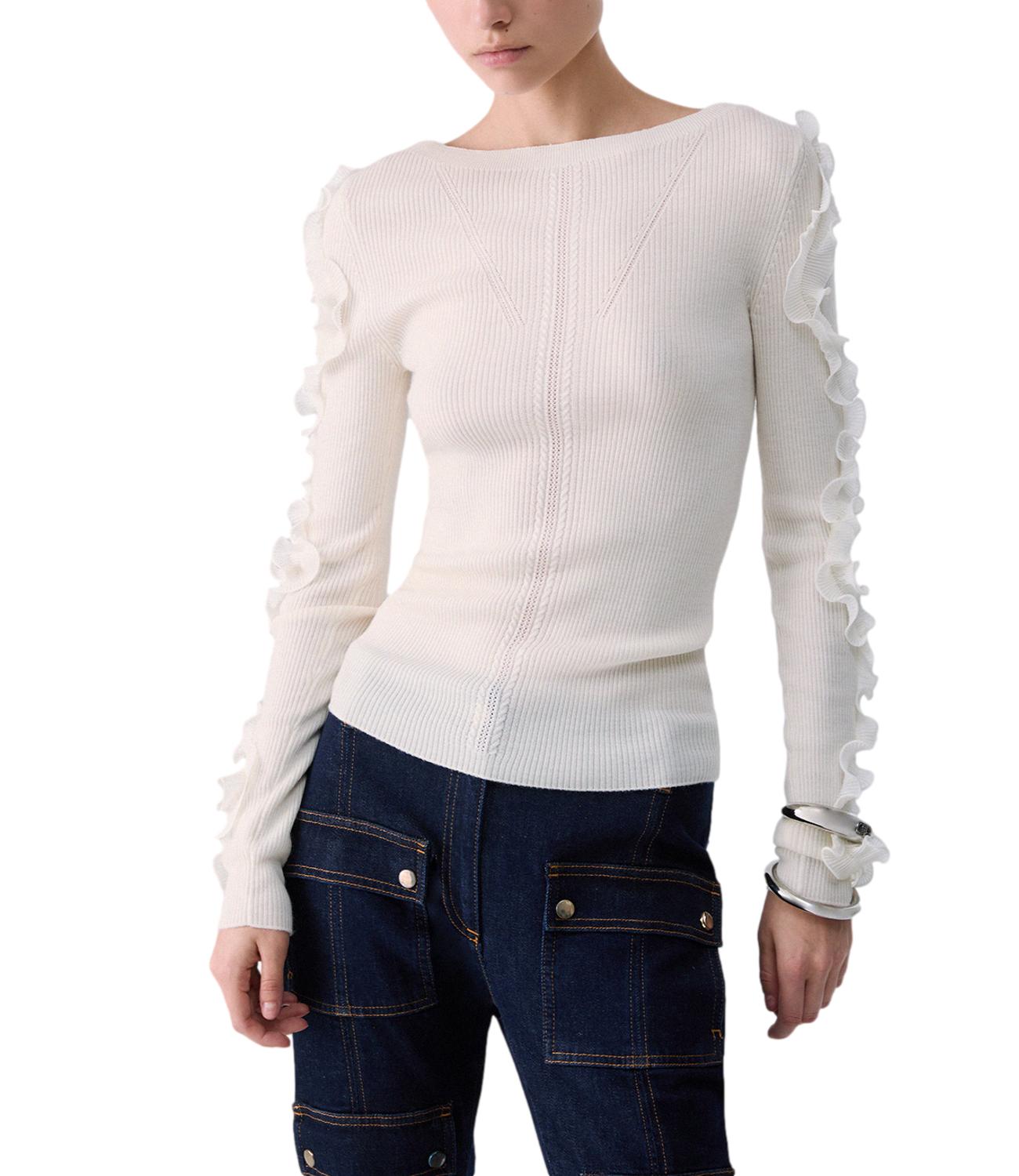 Maglia Liu jo CF6042MA82O Donna - Bianco Lana