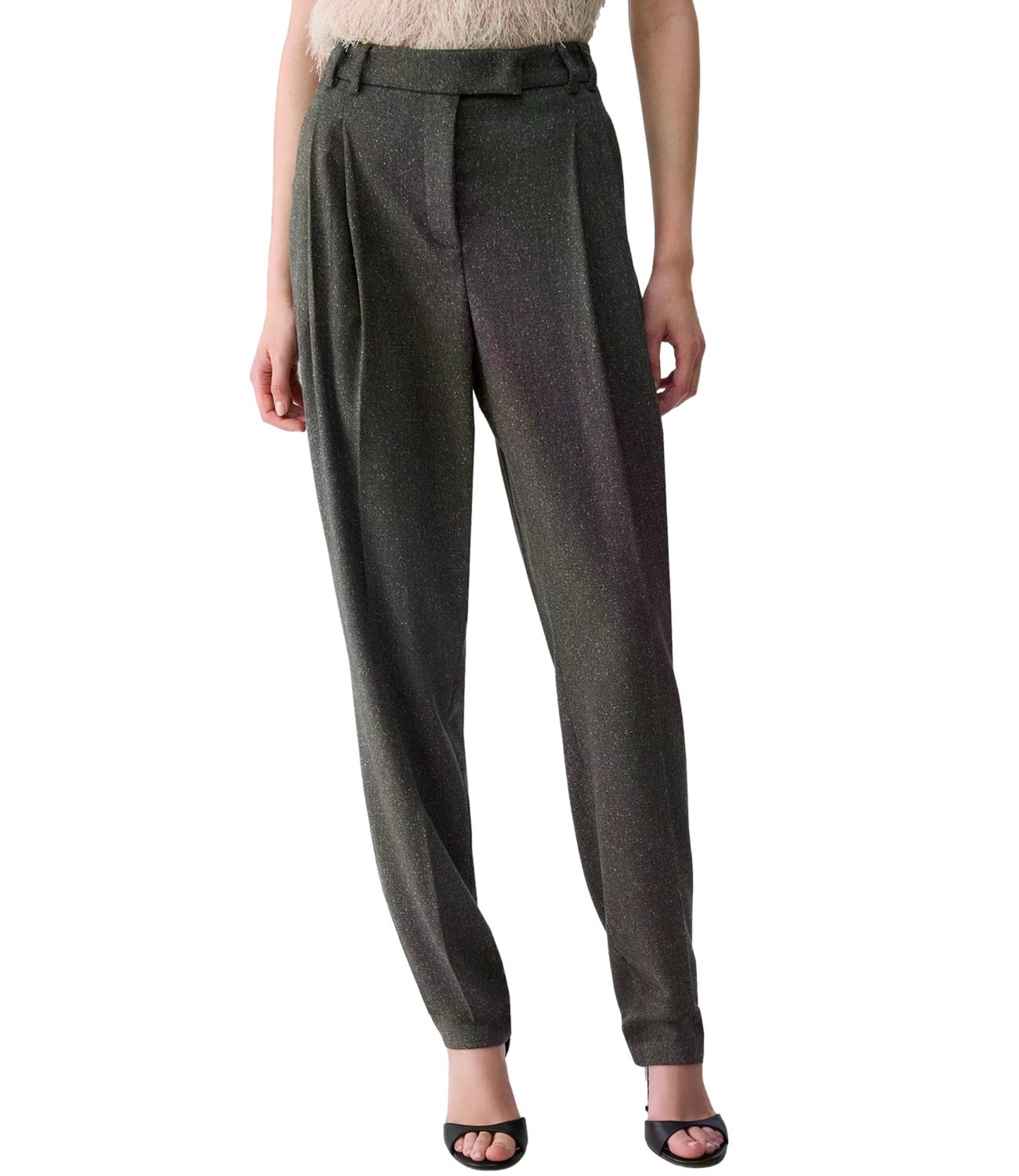 Pantalone Liu jo CF6077T800A Donna - Dk.green Tweed
