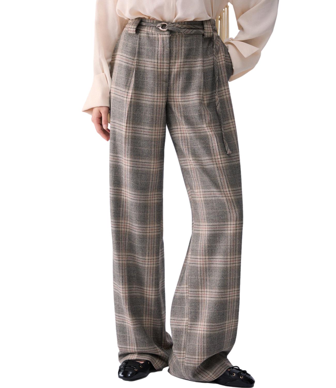Pantalone Liu jo CF6080T859A Donna - Sandy Big Check