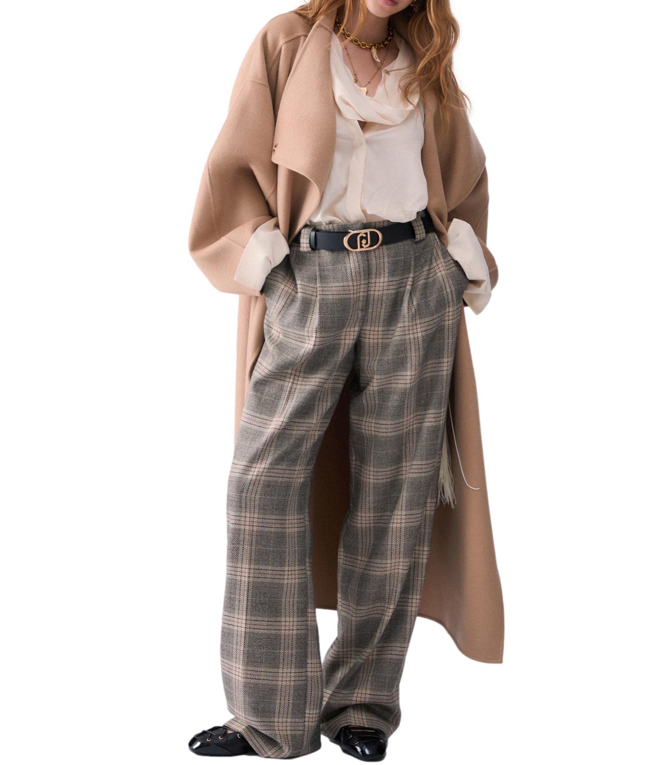 Pantalone Liu jo CF6080T859A Donna - Sandy Big Check