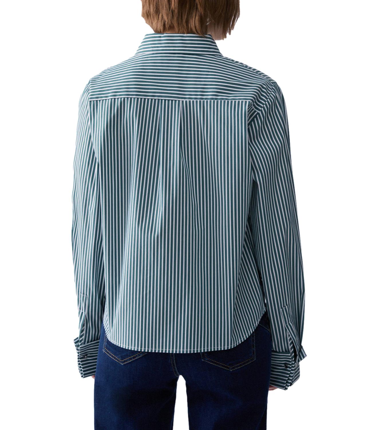 Camicia Liu jo CF6195T796A Donna - Dark Green/white