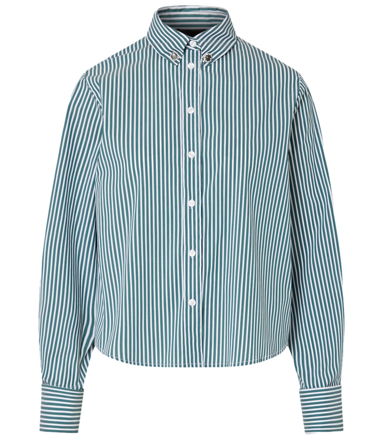 Camicia Liu jo CF6195T796A Donna - Dark Green/white