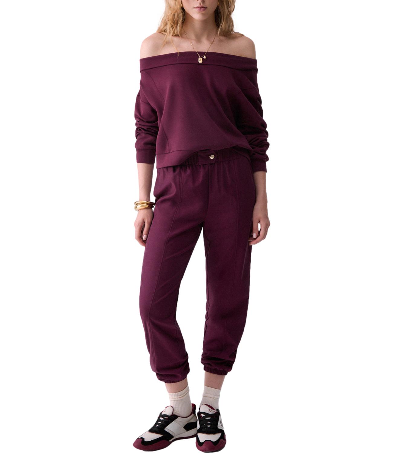 Pantalone Liu jo TF6267T700A Donna - Melanzana