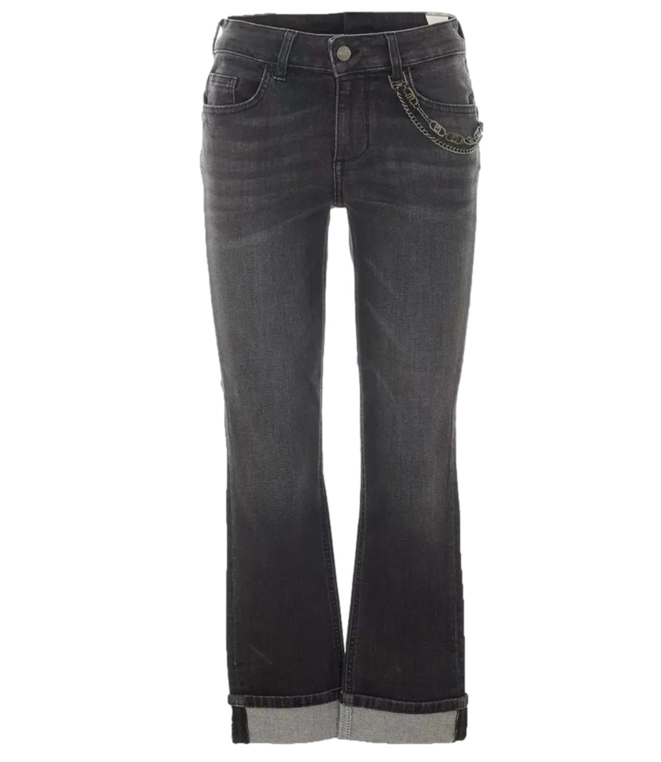 Pantalone Liu jo UF6006D4797 Donna - Den.black Twist Wash