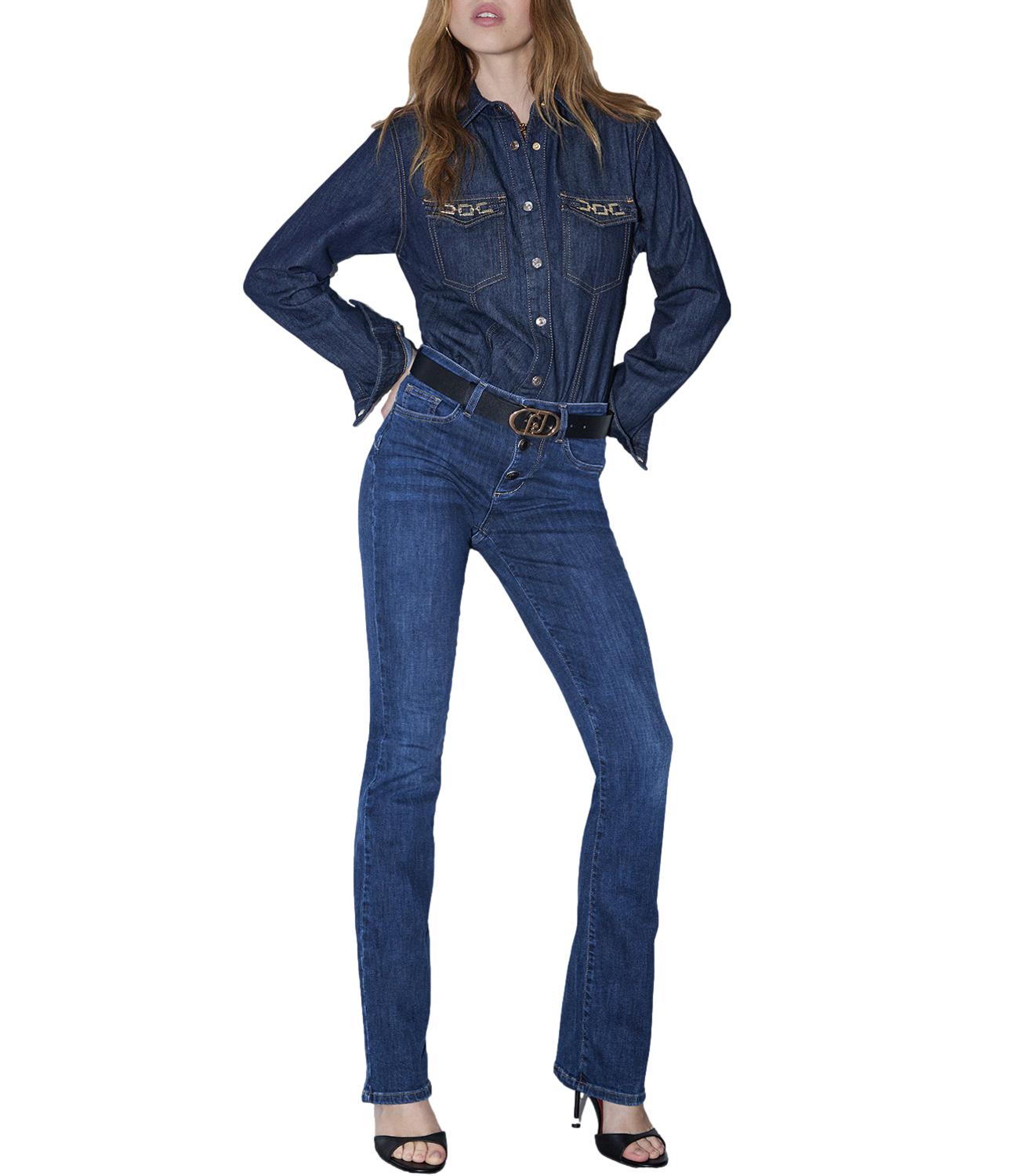 Pantalone Denim Liu jo UF6025D0328 Donna - Den.blue Jolie Wash