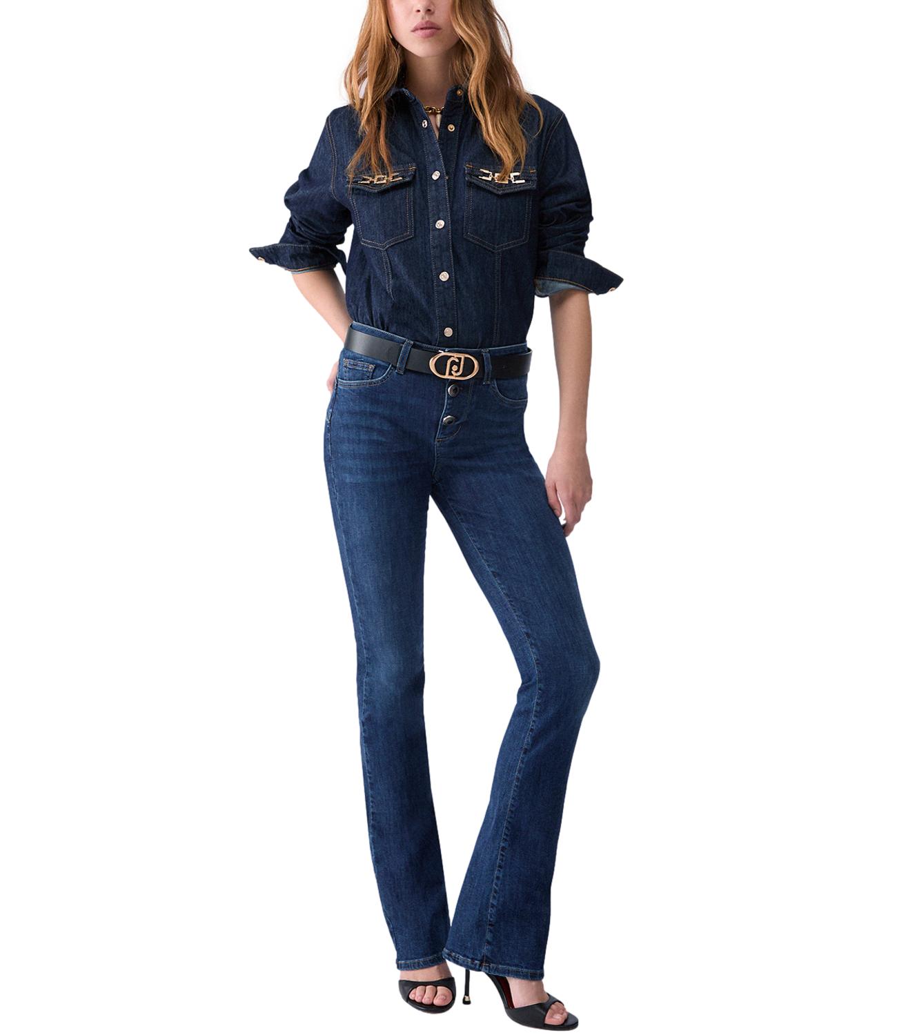 Pantalone Denim Liu jo UF6025D0328 Donna - Den.blue Jolie Wash
