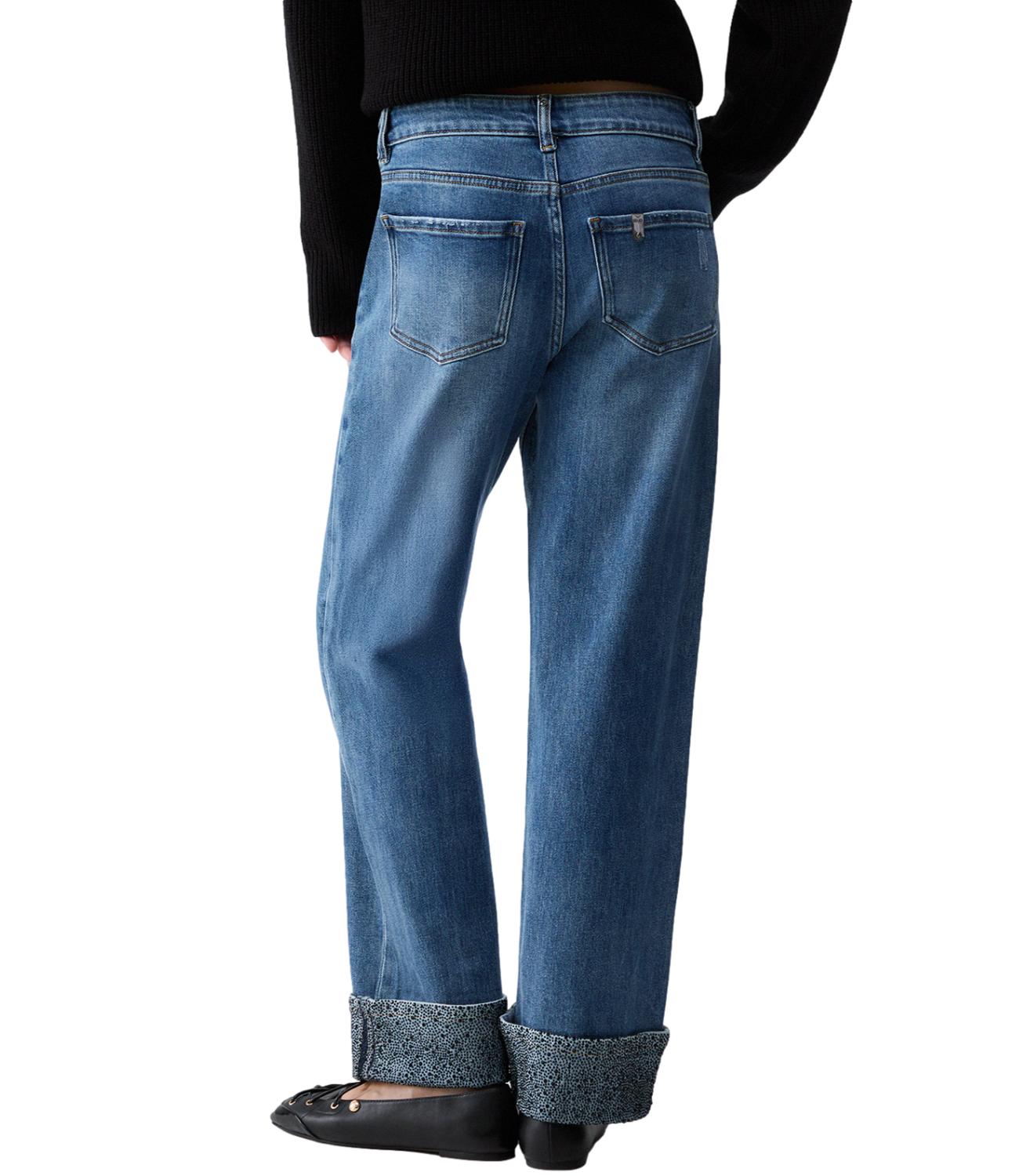 Jeans Liu jo UF6113D0365 Donna - Den.blue Lt.flower W